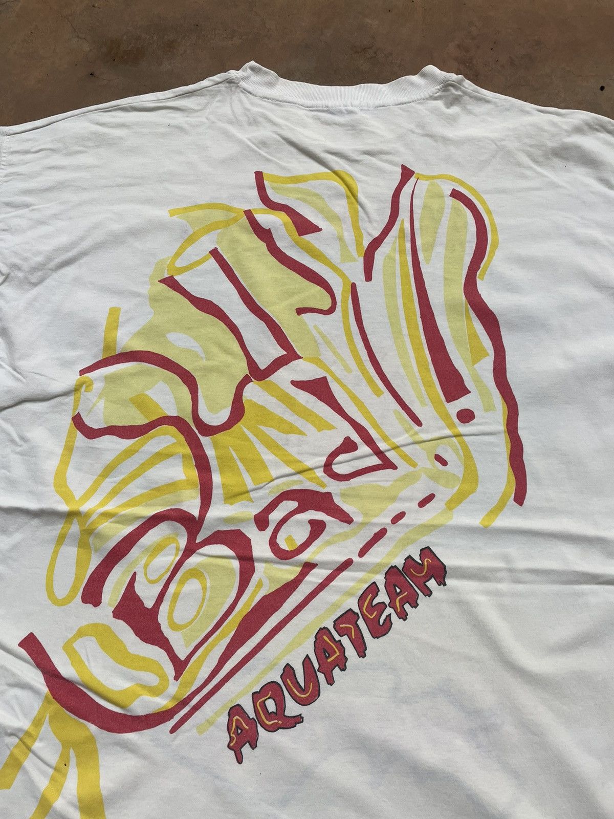 Vintage VINTAGE AQUATEAM OVERPRINT TEE Size US XL / EU 56 / 4 - 4 Thumbnail