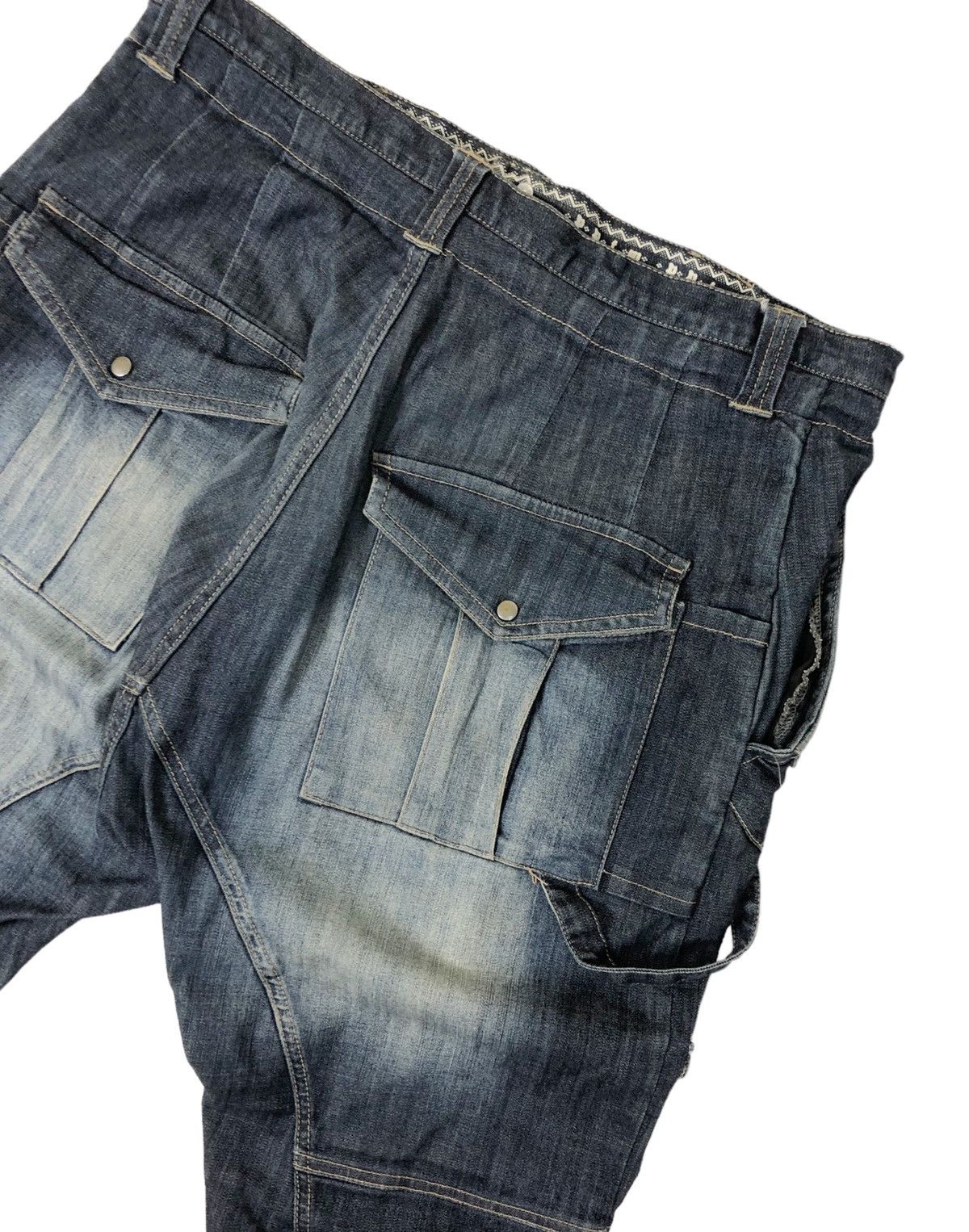 PPFM Japanese Brand PPFM Drop Crotch Streach Pants Size US 34 / EU 50 - 9 Thumbnail
