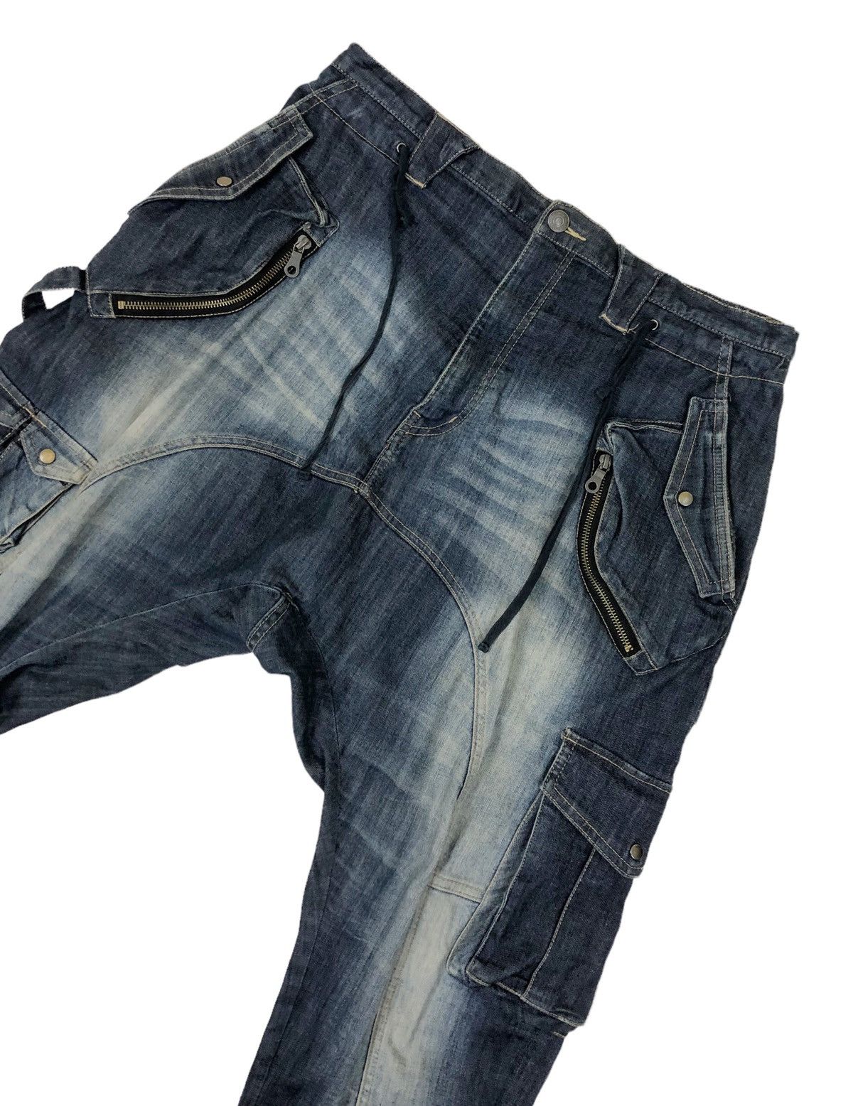 PPFM Japanese Brand PPFM Drop Crotch Streach Pants Size US 34 / EU 50 - 5 Thumbnail