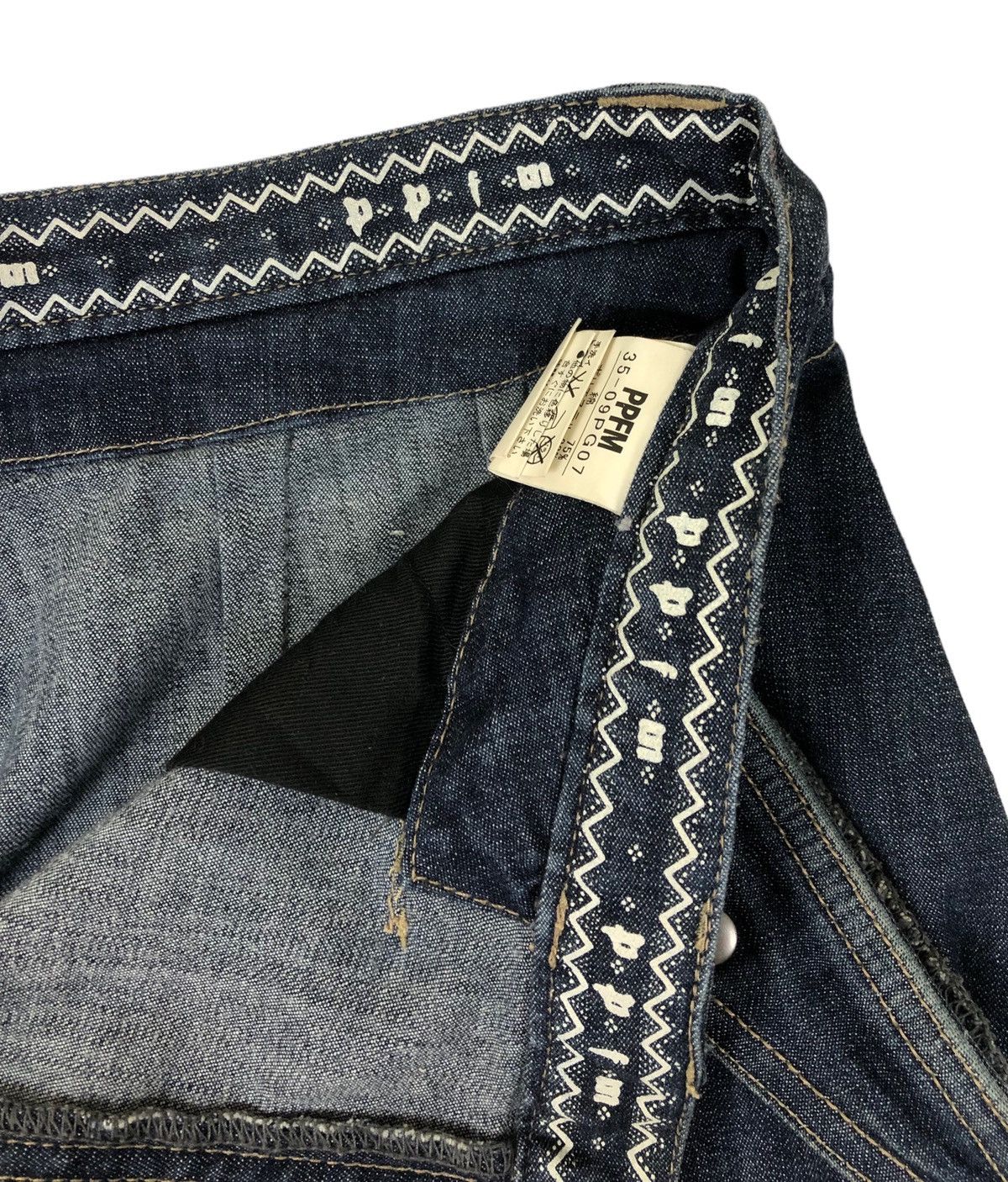 PPFM Japanese Brand PPFM Drop Crotch Streach Pants Size US 34 / EU 50 - 11 Thumbnail