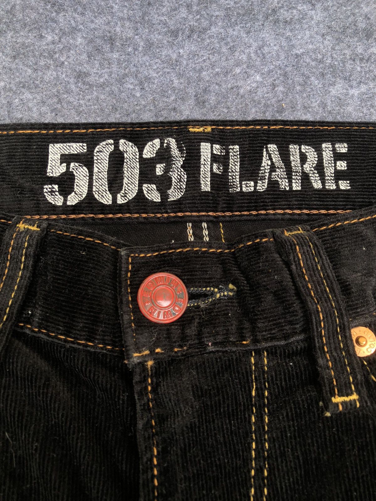 Edwin Last Drop🔥Rare🔥Edwin Flare Corduroy Pant Size 34" / US 12 / IT 48 - 7 Thumbnail