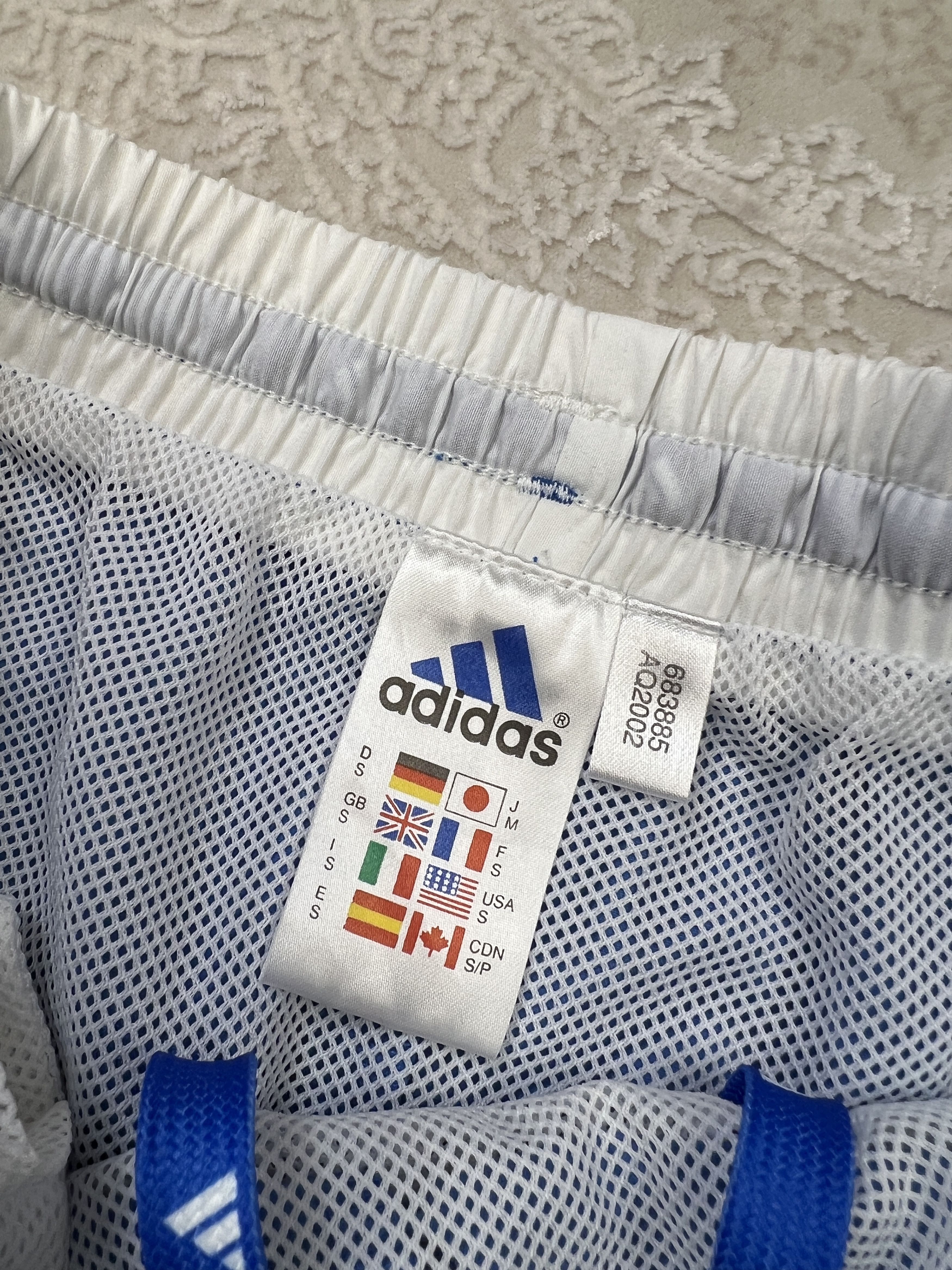 Adidas Vintage Adidas Blue Nylon Swim Shorts 3 Stripes Logo Size US 30 / EU 46 - 5 Thumbnail