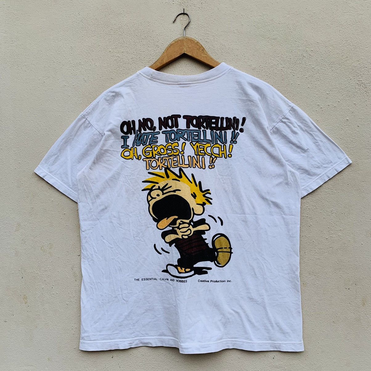 Cartoon Network × Vintage Vintage 90s CALVIN AND HOBBES CARTOON COMICS MOVIE T-shirt Size US L / EU 52-54 / 3 - 1 Thumbnail