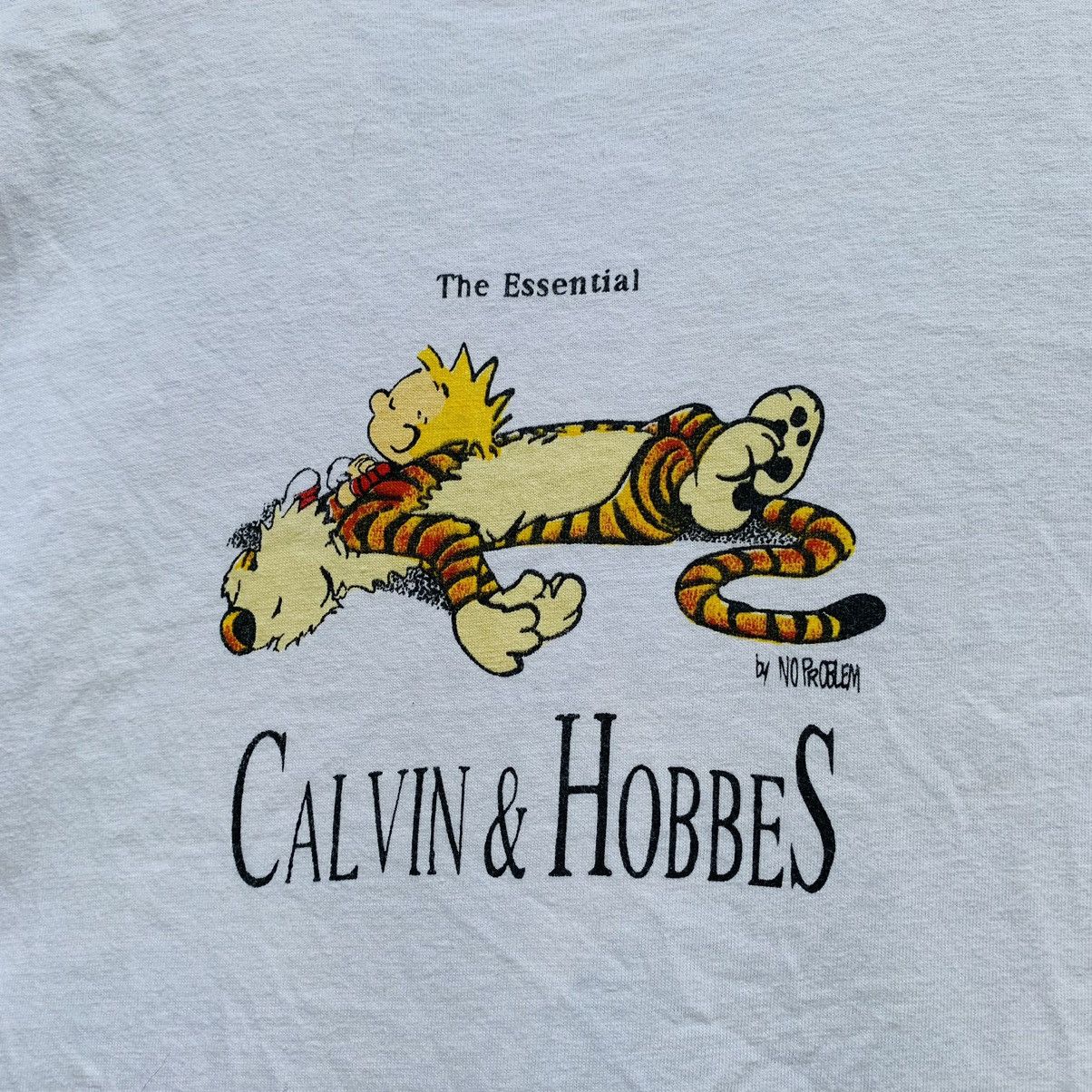 Cartoon Network × Vintage Vintage 90s CALVIN AND HOBBES CARTOON COMICS MOVIE T-shirt Size US L / EU 52-54 / 3 - 8 Thumbnail