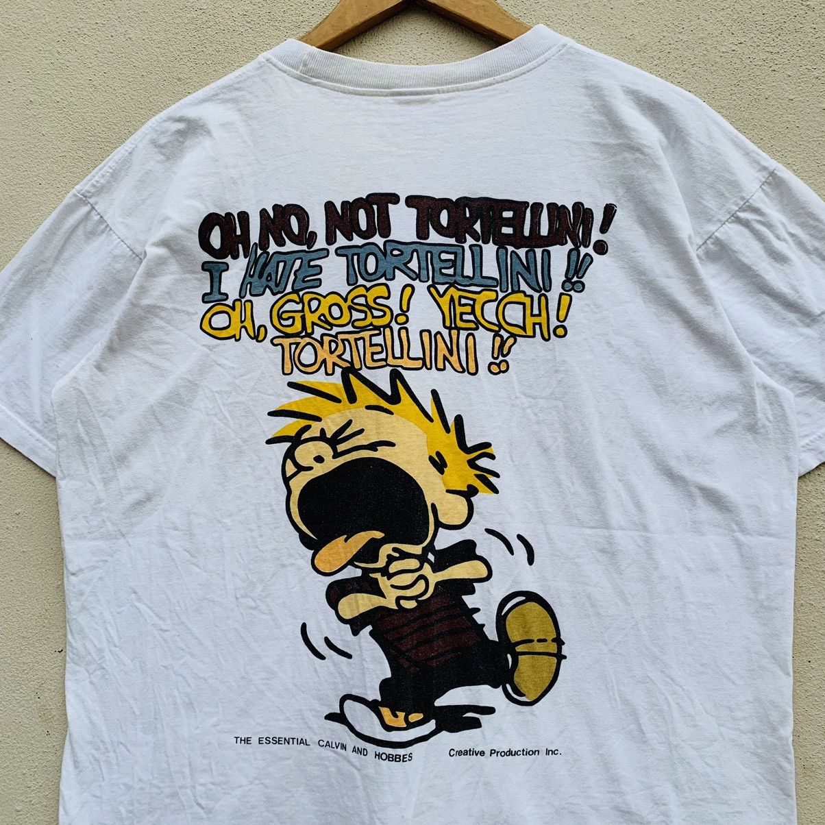 Cartoon Network × Vintage Vintage 90s CALVIN AND HOBBES CARTOON COMICS MOVIE T-shirt Size US L / EU 52-54 / 3 - 2 Thumbnail