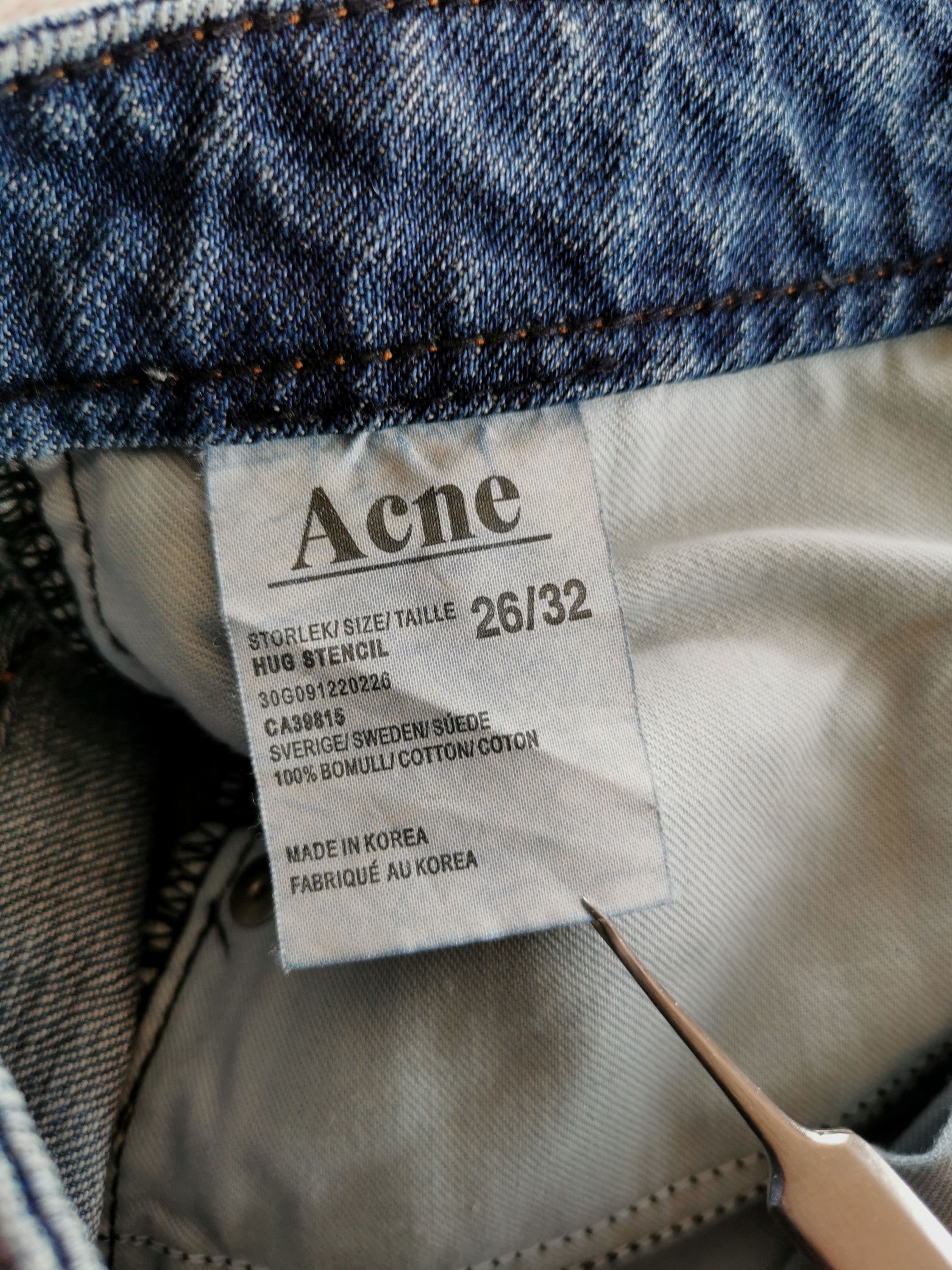 Acne Studios Acne Studios Hug Stencil Jeans Size 30" / US 8 / IT 44 - 7 Thumbnail