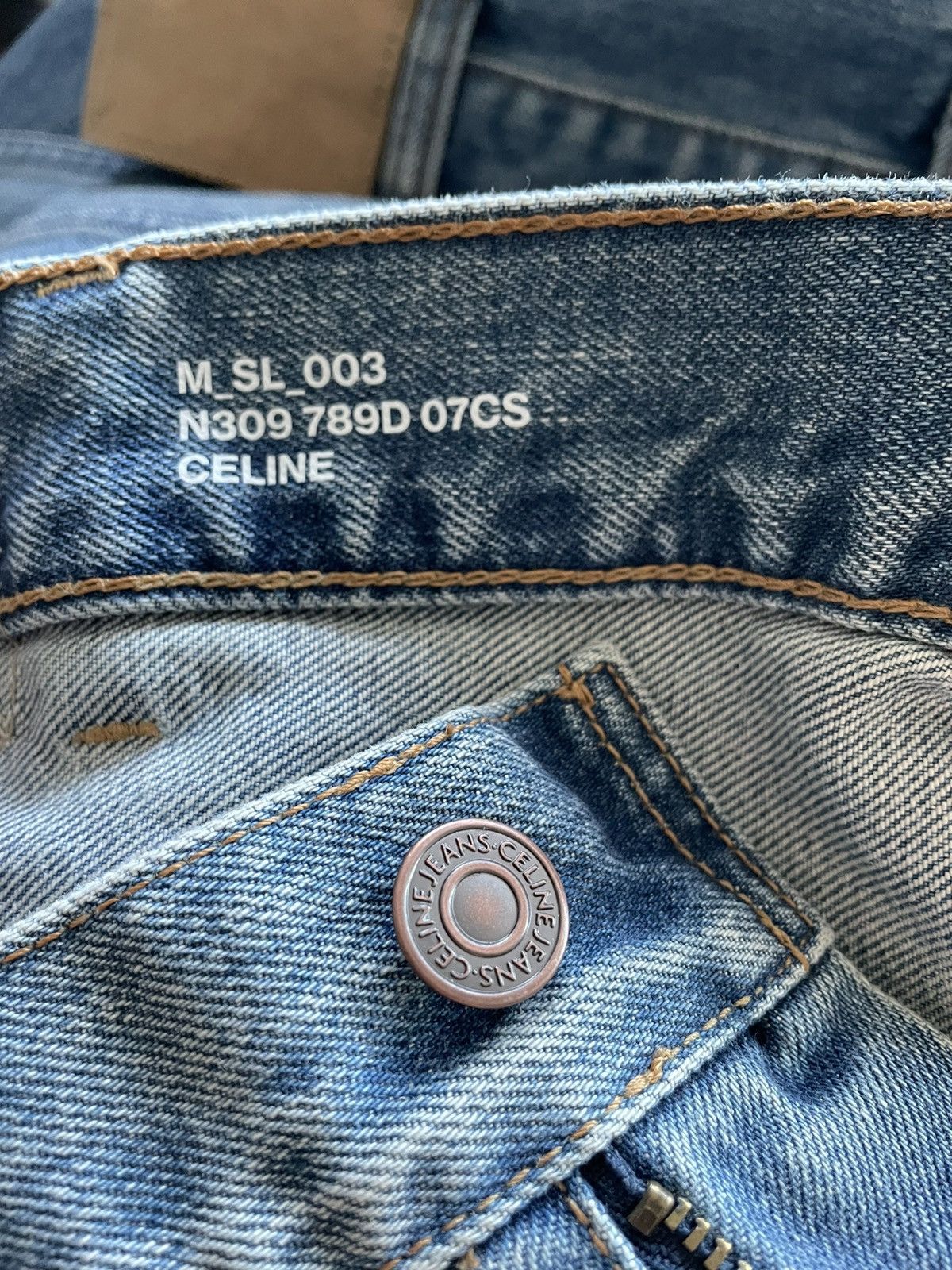 Celine × Hedi Slimane Sold Out Rare Brand NEW M_SL_003 Low Rise Slim Skinny Denim Size US 30 / EU 46 - 22 Thumbnail