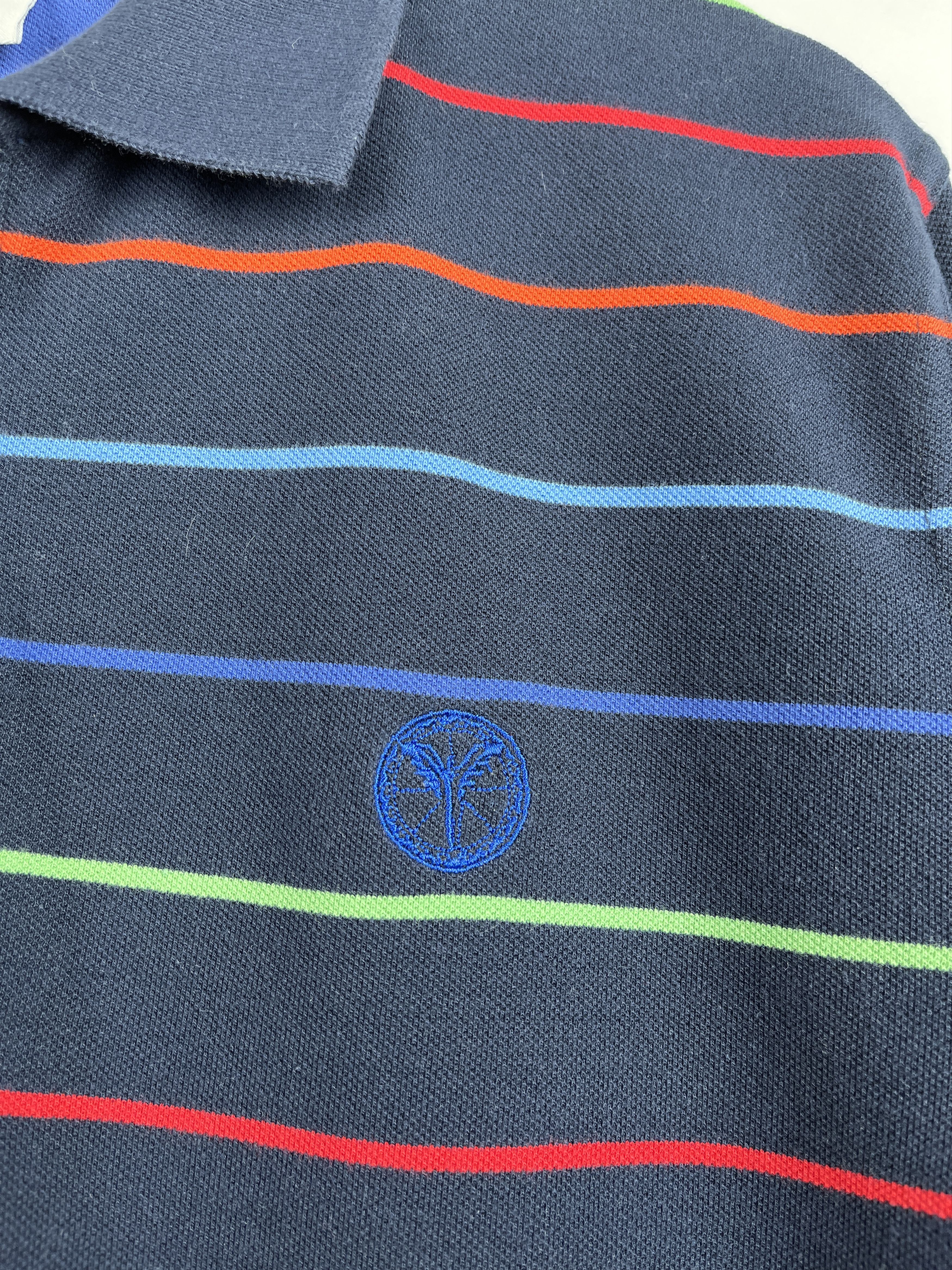 Carlo Colucci Carlo Colucci Striped Polo T-shirt Size US L / EU 52-54 / 3 - 5 Thumbnail
