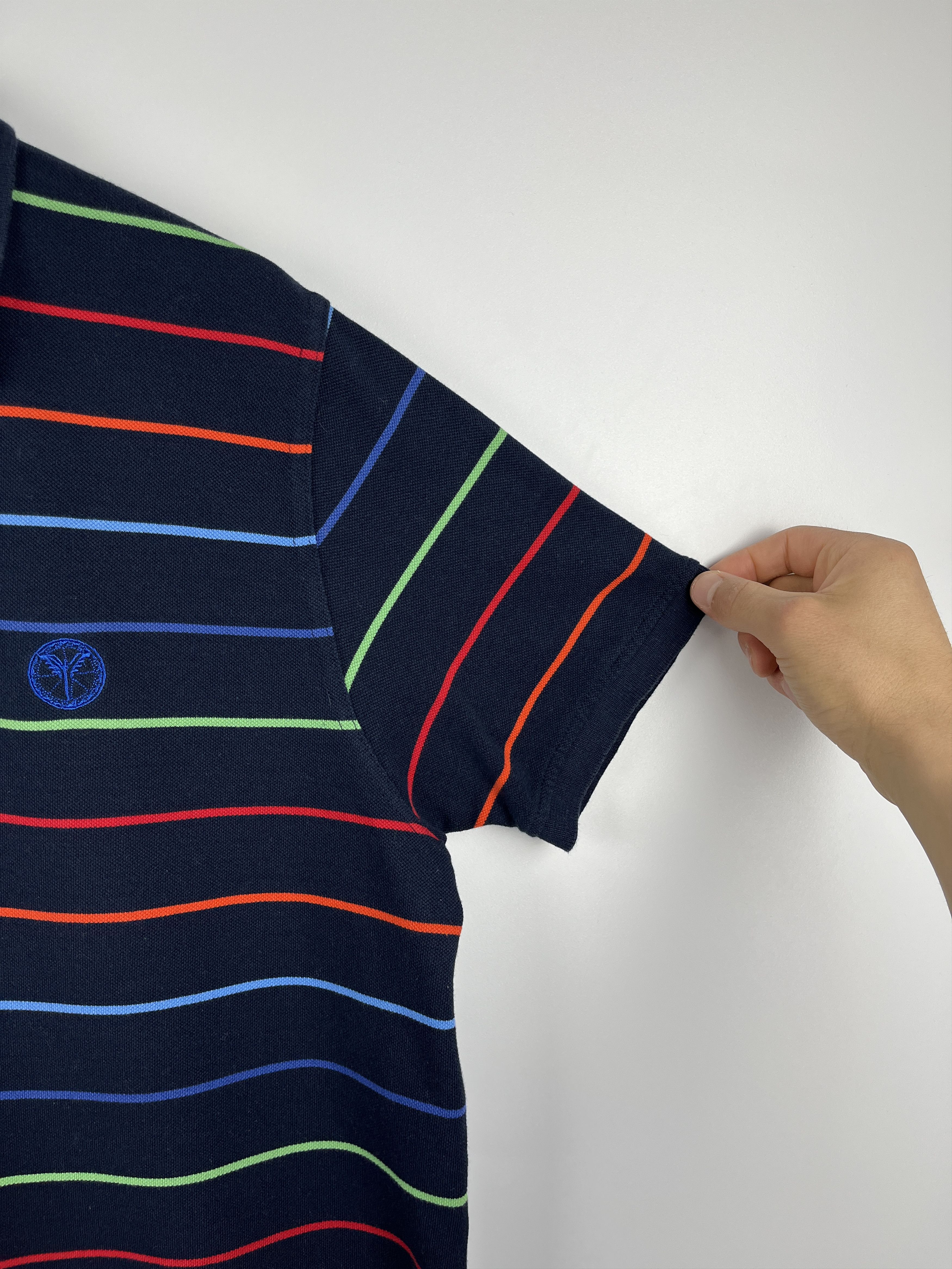 Carlo Colucci Carlo Colucci Striped Polo T-shirt Size US L / EU 52-54 / 3 - 8 Thumbnail