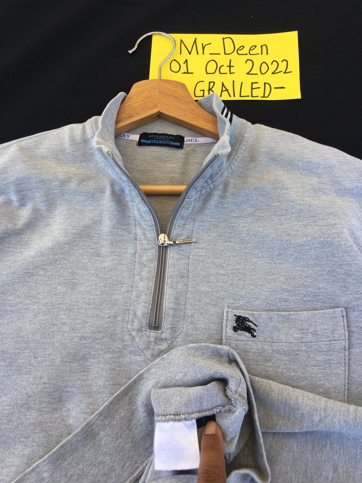 Burberry Vintage Burberry Small Logo Polo Shirt Size US L / EU 52-54 / 3 - 12 Thumbnail