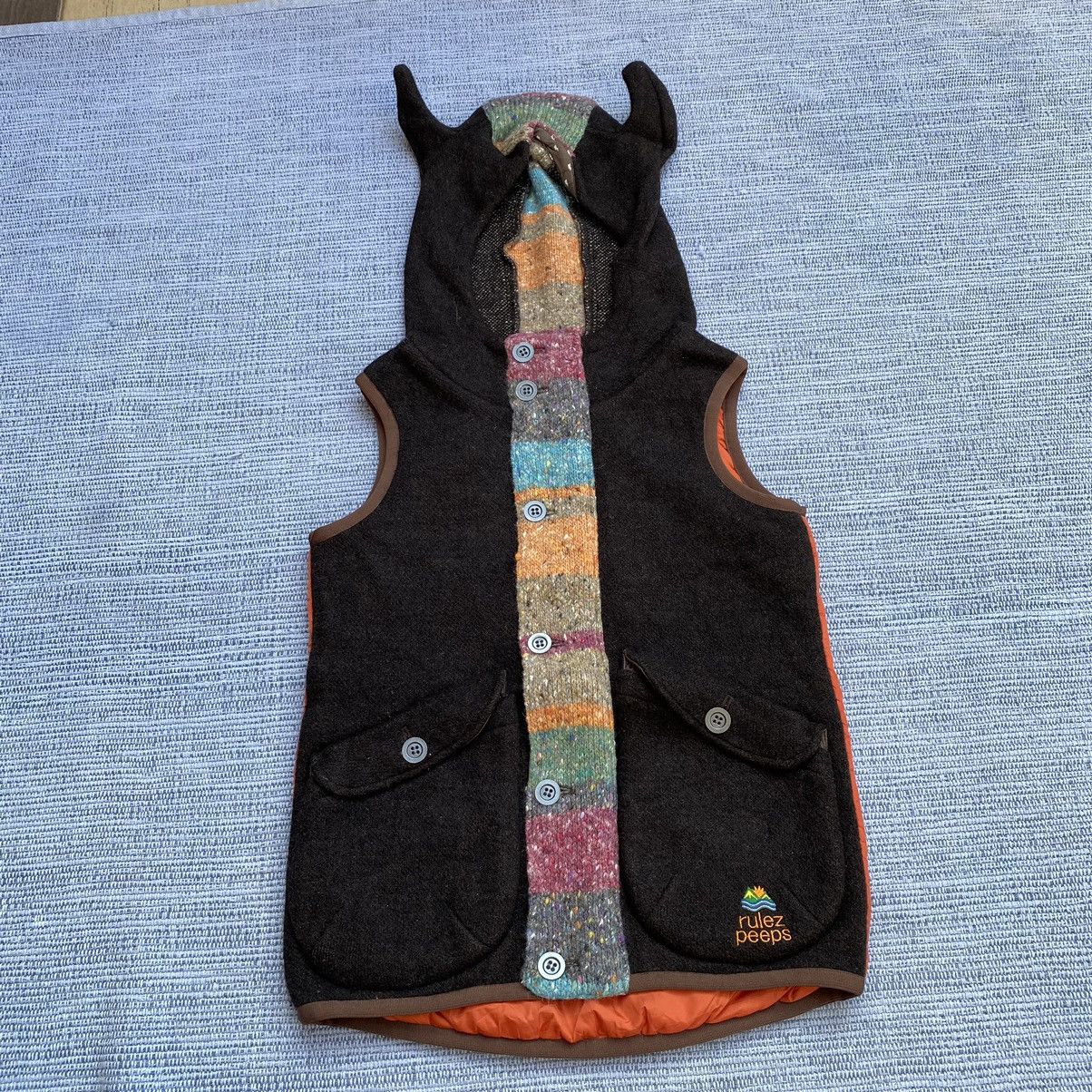Japanese Brand rulezpeeps hemp wool vest Size US S / EU 44-46 / 1 - 1 Thumbnail