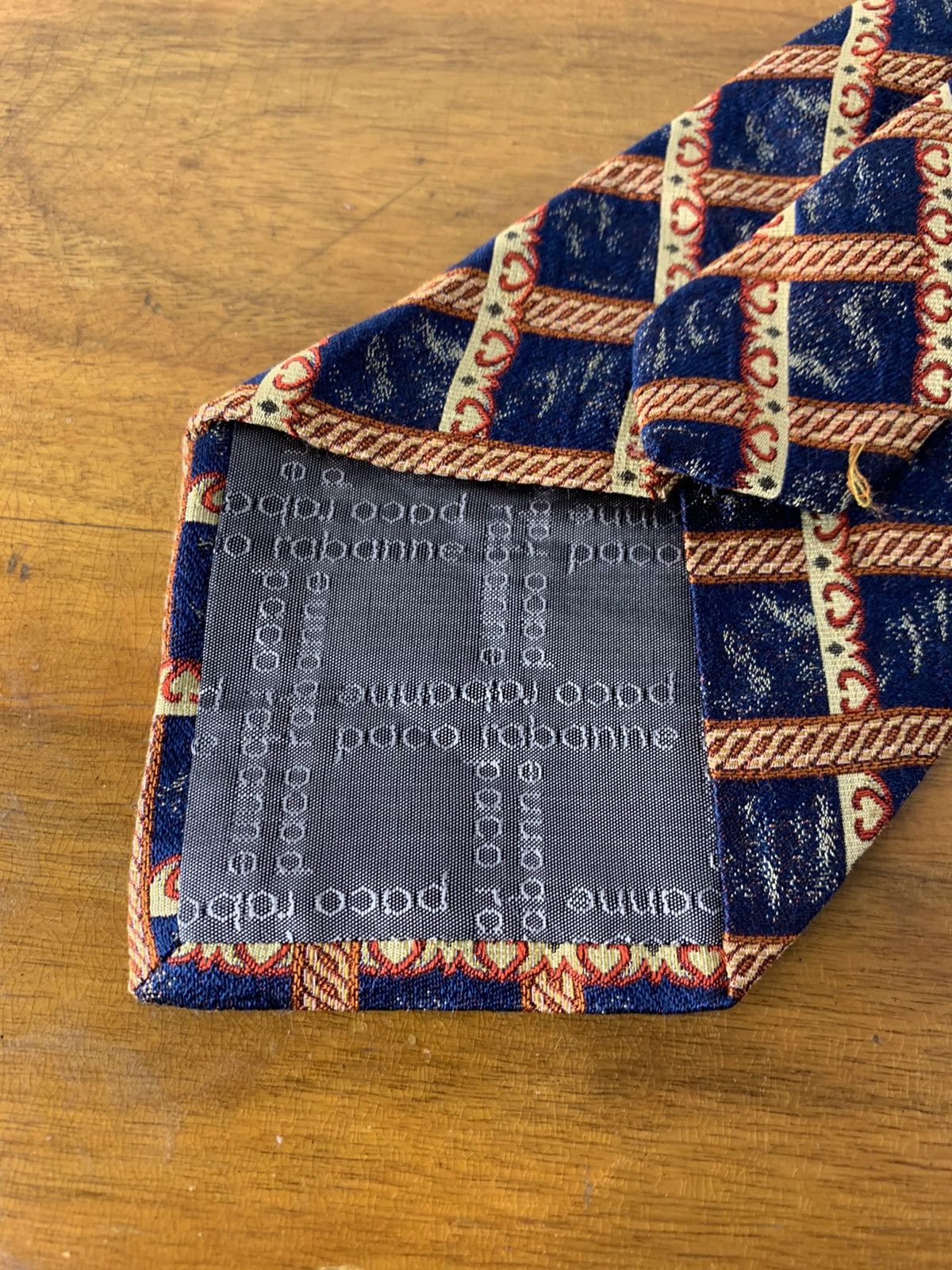 Paco Rabanne Vintage Paco Rabanne Tie Size ONE SIZE - 3 Thumbnail