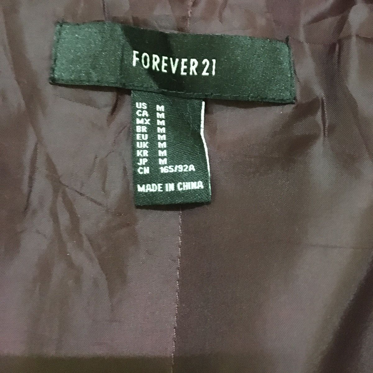 Forever 21 Forever 21 Varsity Embroidery Logo Size US S / EU 44-46 / 1 - 8 Thumbnail