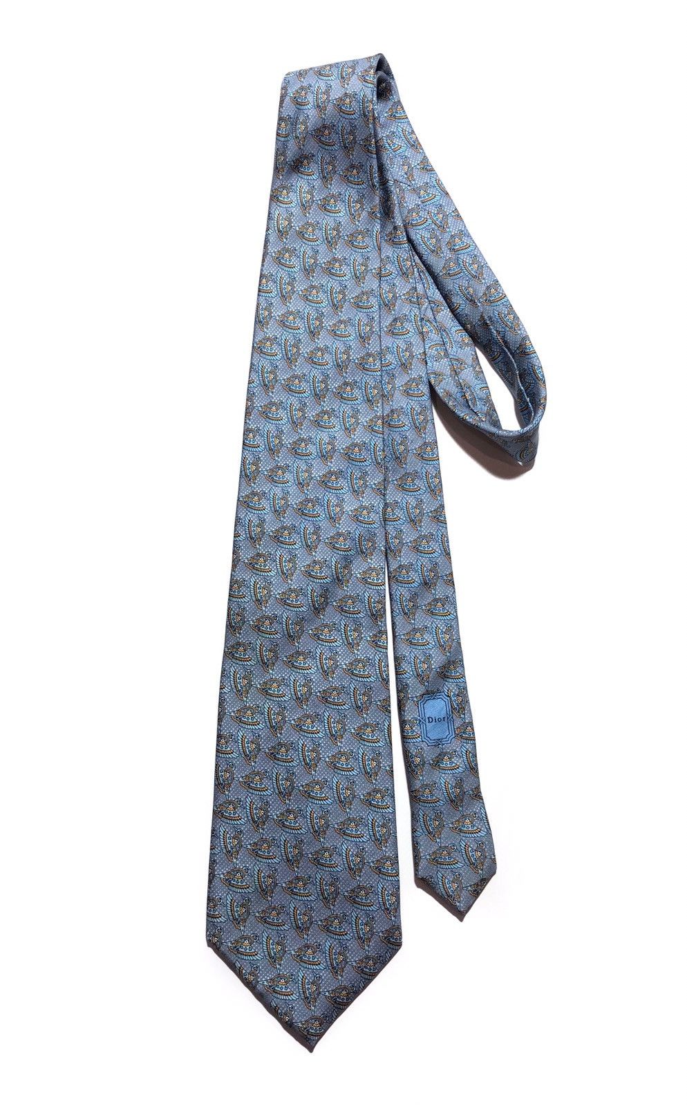 Christian Dior Monsieur Christian Dior Silk Tie Size ONE SIZE - 1 Thumbnail