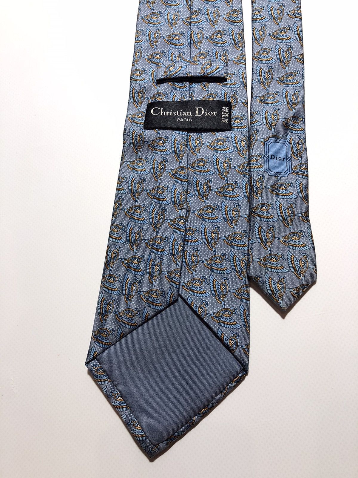 Christian Dior Monsieur Christian Dior Silk Tie Size ONE SIZE - 3 Thumbnail