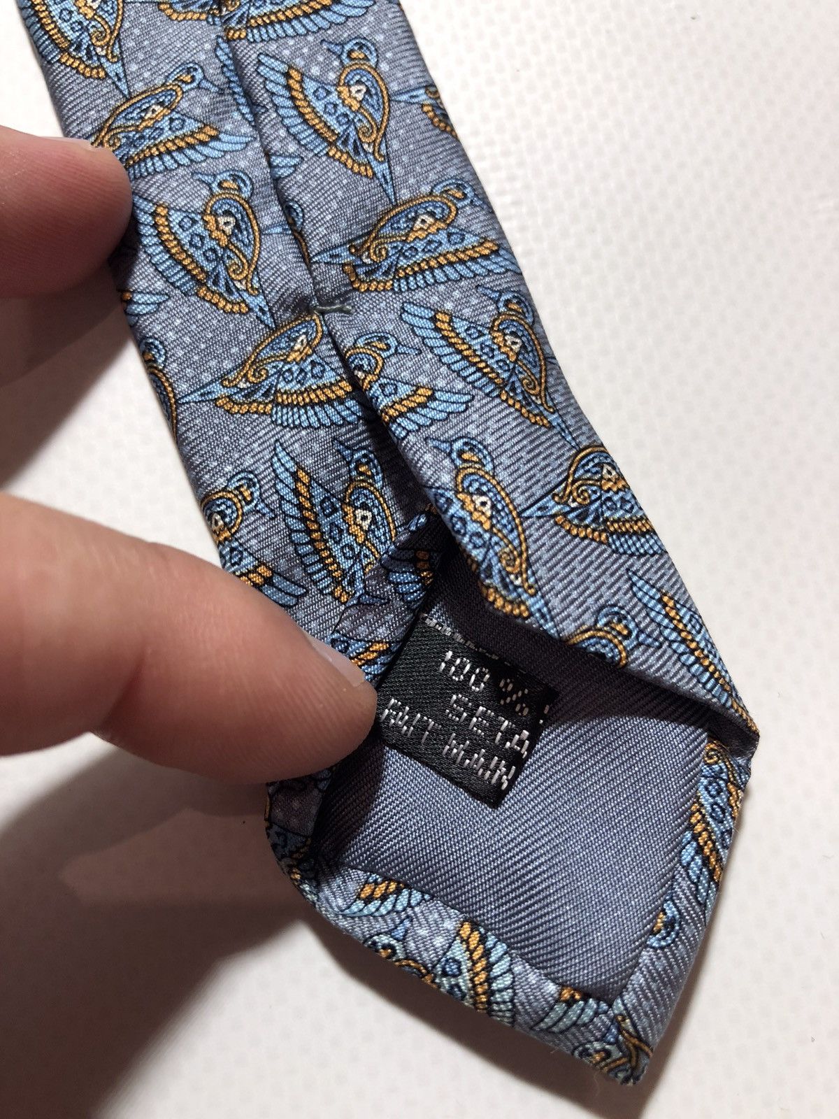 Christian Dior Monsieur Christian Dior Silk Tie Size ONE SIZE - 5 Thumbnail