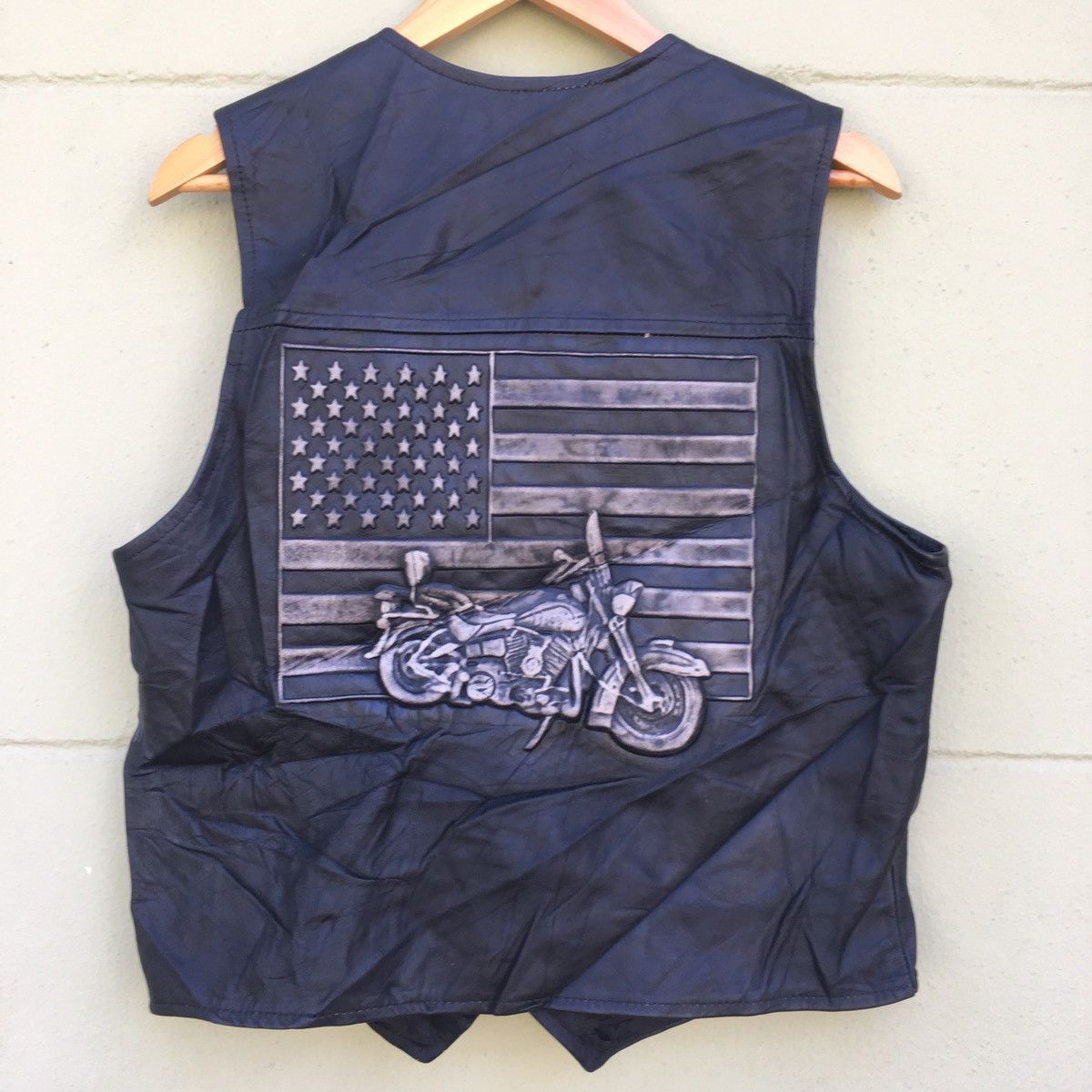 Vintage American Vintage Cowhide Leather Vest Size US M / EU 48-50 / 2 - 3 Thumbnail