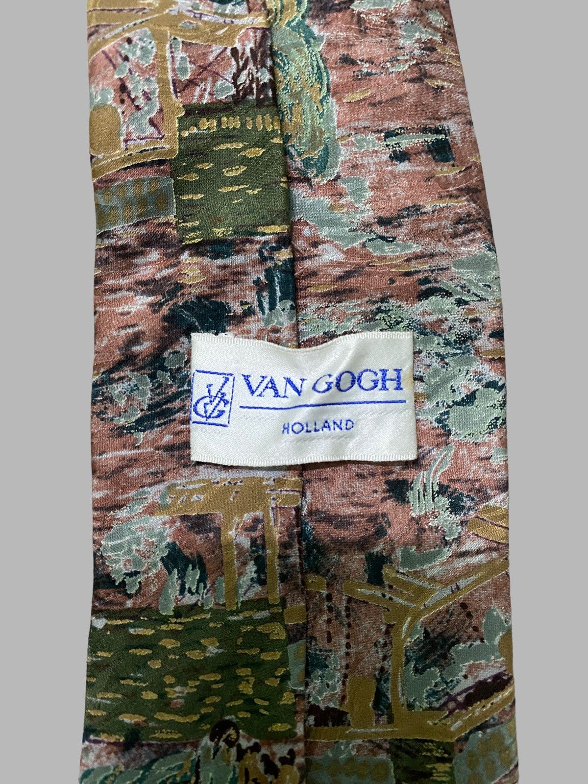 Vintage VINTAGE VAN GOGH ART VIEWS PAINTING TIE Size ONE SIZE - 3 Thumbnail