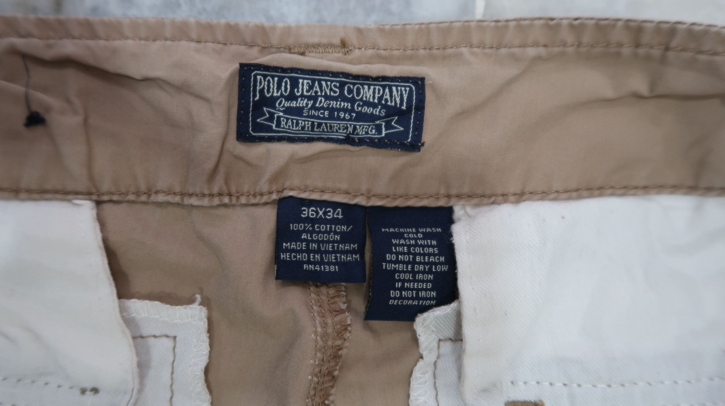 Polo Ralph Lauren Vintage Polo Ralph Lauren Tactical Cargo Pants Size US 36 / EU 52 - 8 Thumbnail