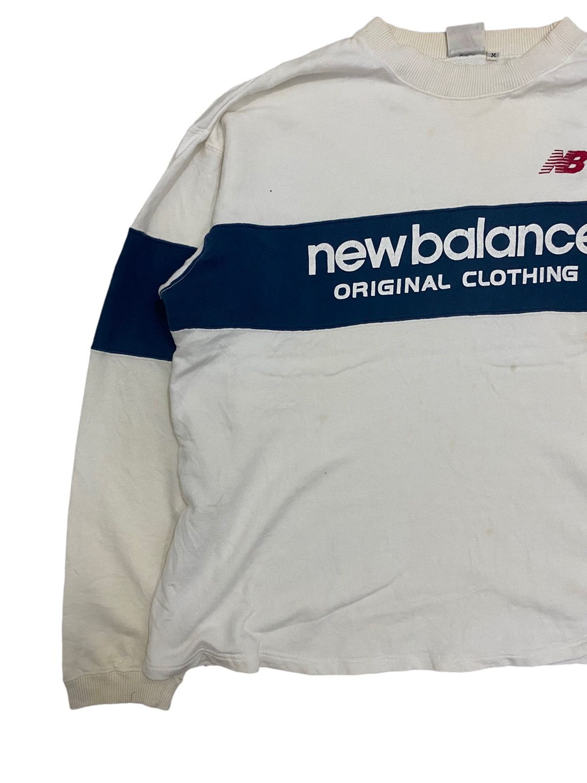 New Balance × Vintage Vintage 90s New Balance Long Sleeve Size US M / EU 48-50 / 2 - 2 Thumbnail