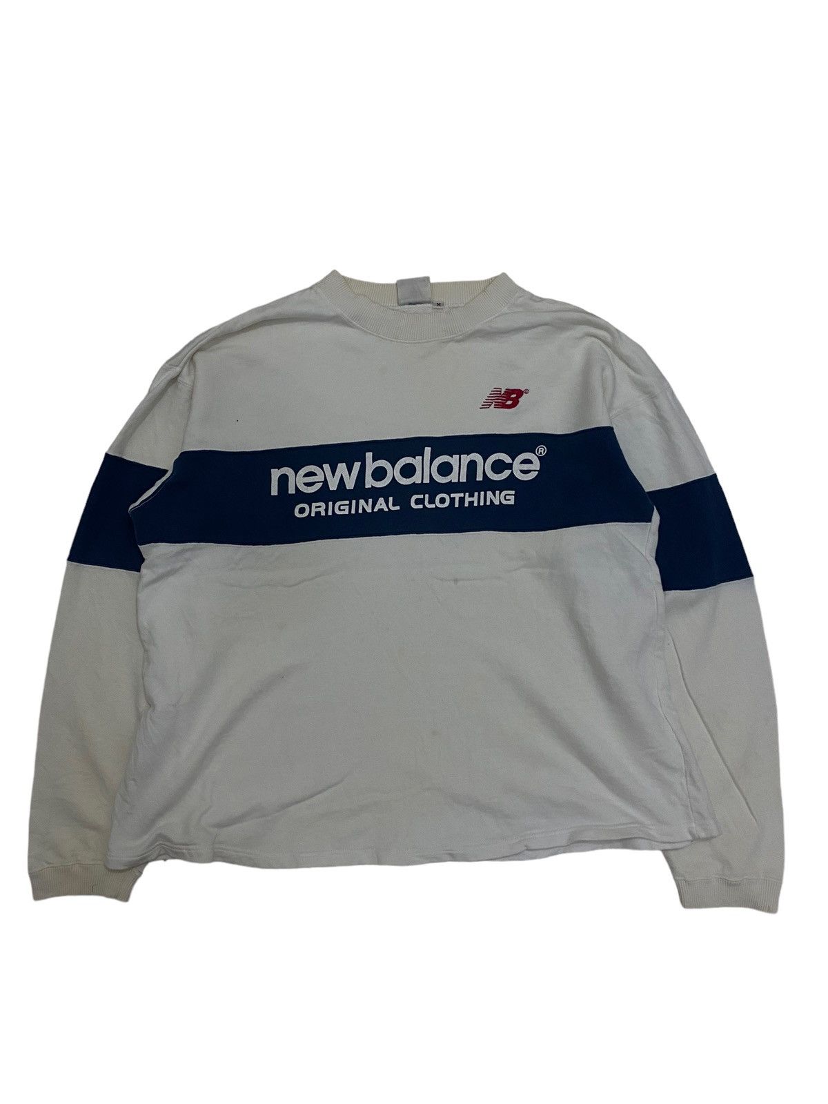 New Balance × Vintage Vintage 90s New Balance Long Sleeve Size US M / EU 48-50 / 2 - 1 Thumbnail