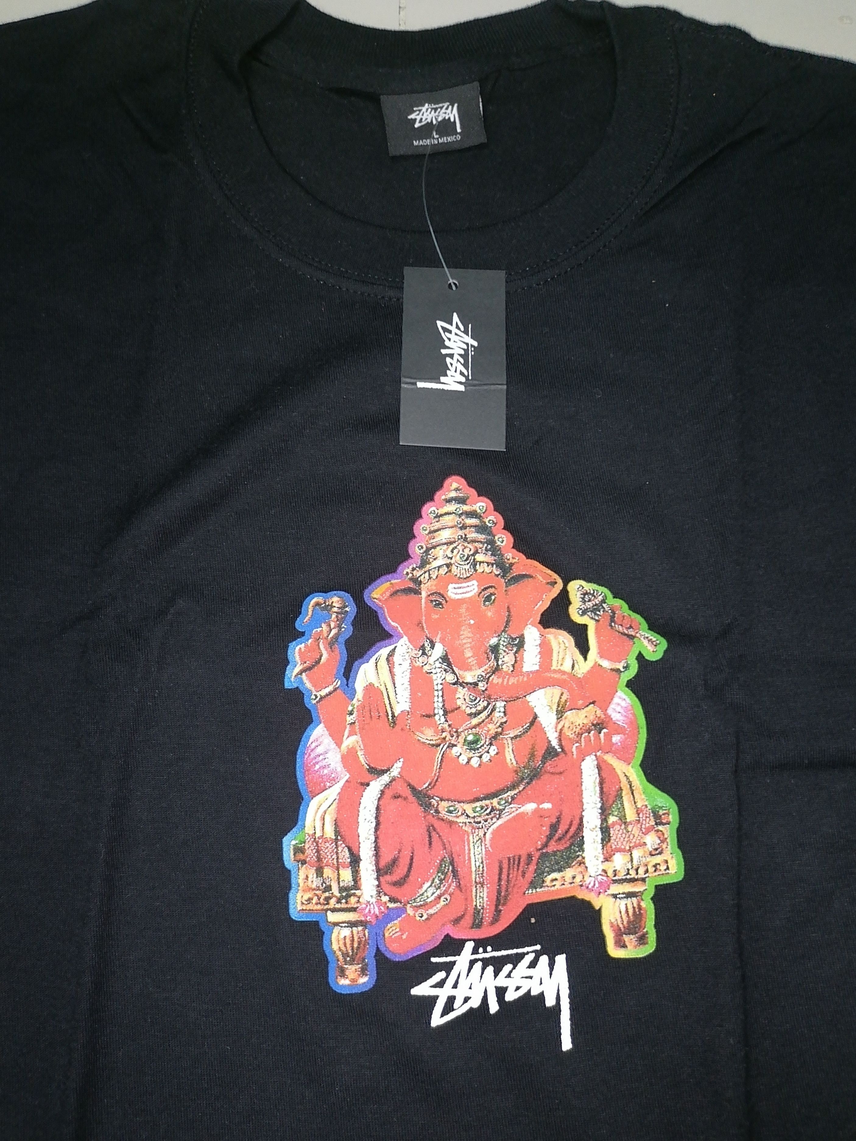 Stussy Rare Stussy Ganesh T-shirt Size US L / EU 52-54 / 3 - 3 Thumbnail