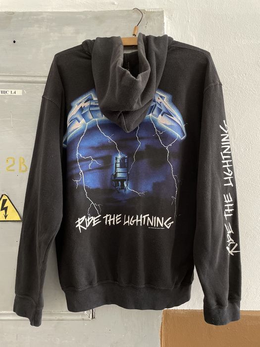 Metallica 2017 Metallica Ride The Lightning Hoodie Grailed