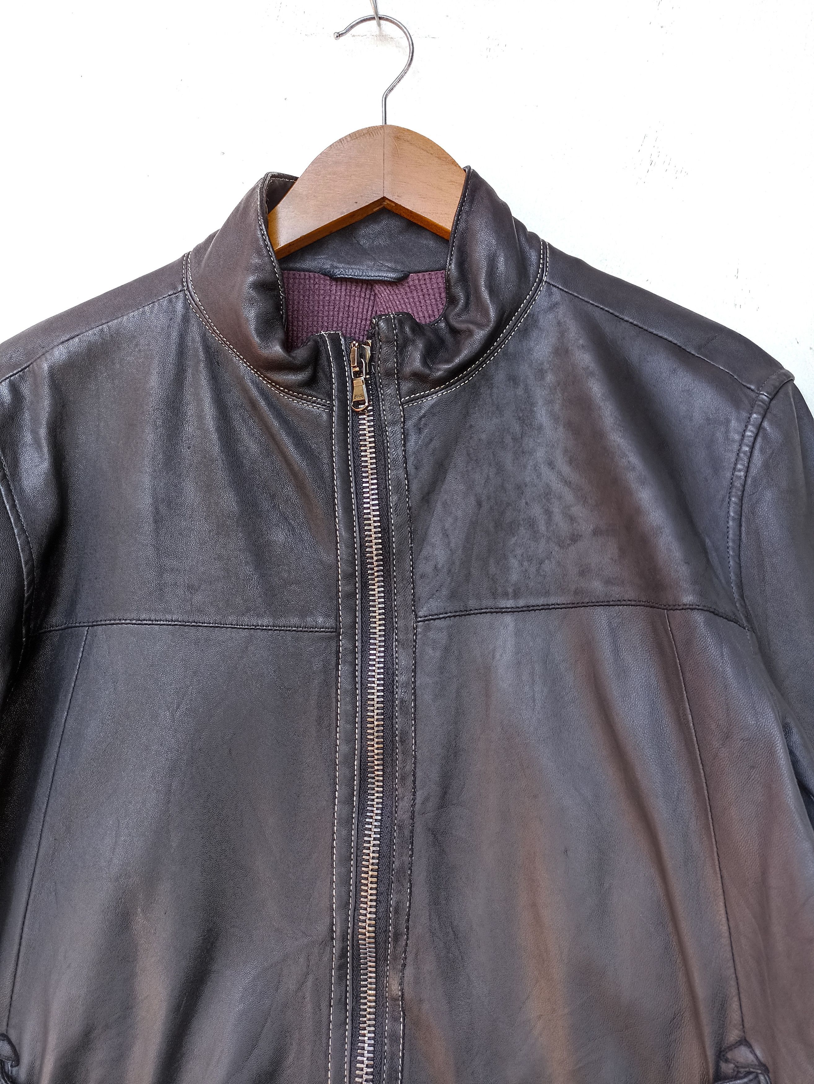 SHIPS Ships Leather jacket Sheeps Leather kmrii Size US M / EU 48-50 / 2 - 6 Thumbnail