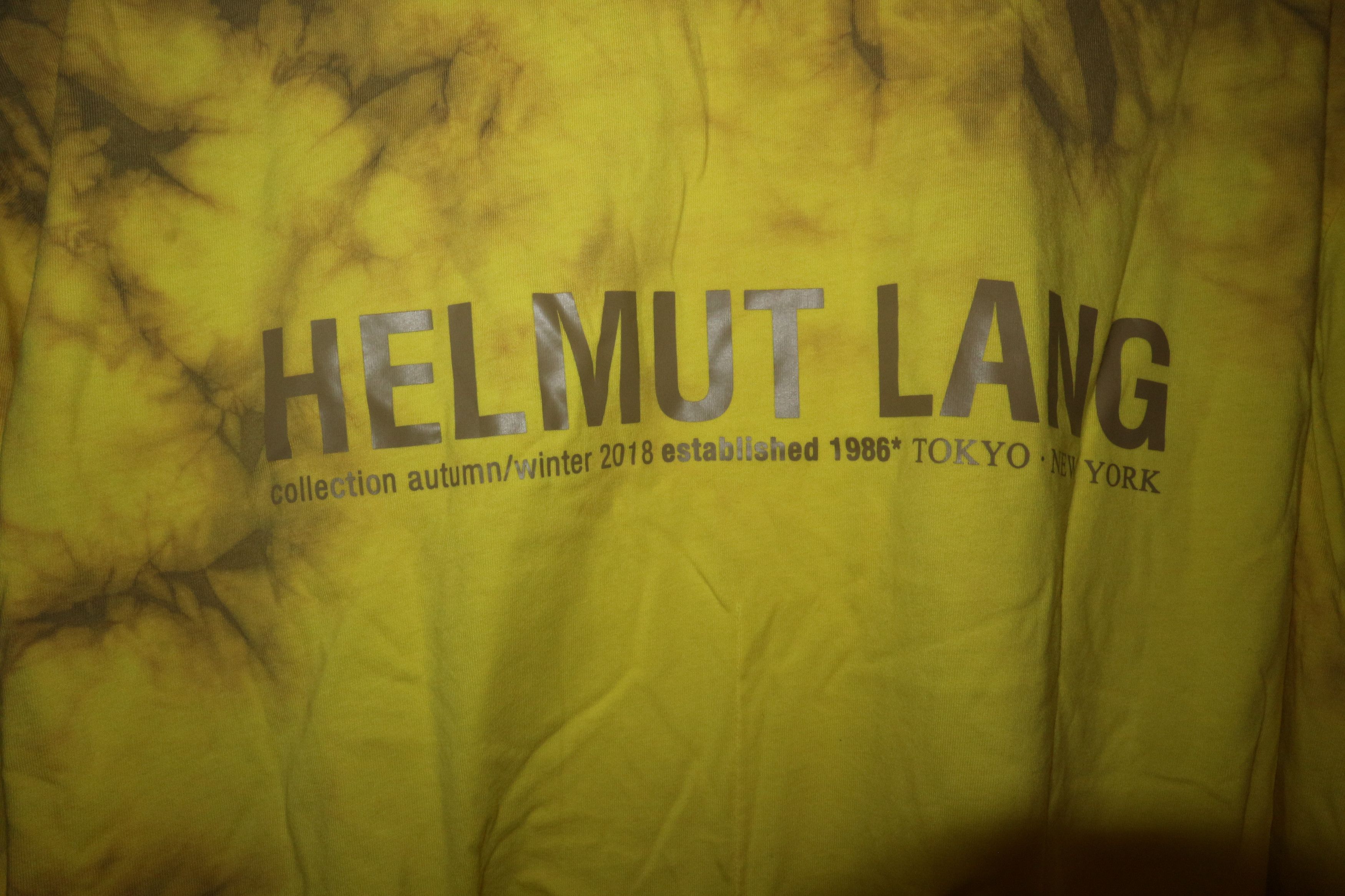 Helmut Lang Marble effect logo print t-shirt Size US XXL / EU 58 / 5 - 6 Thumbnail