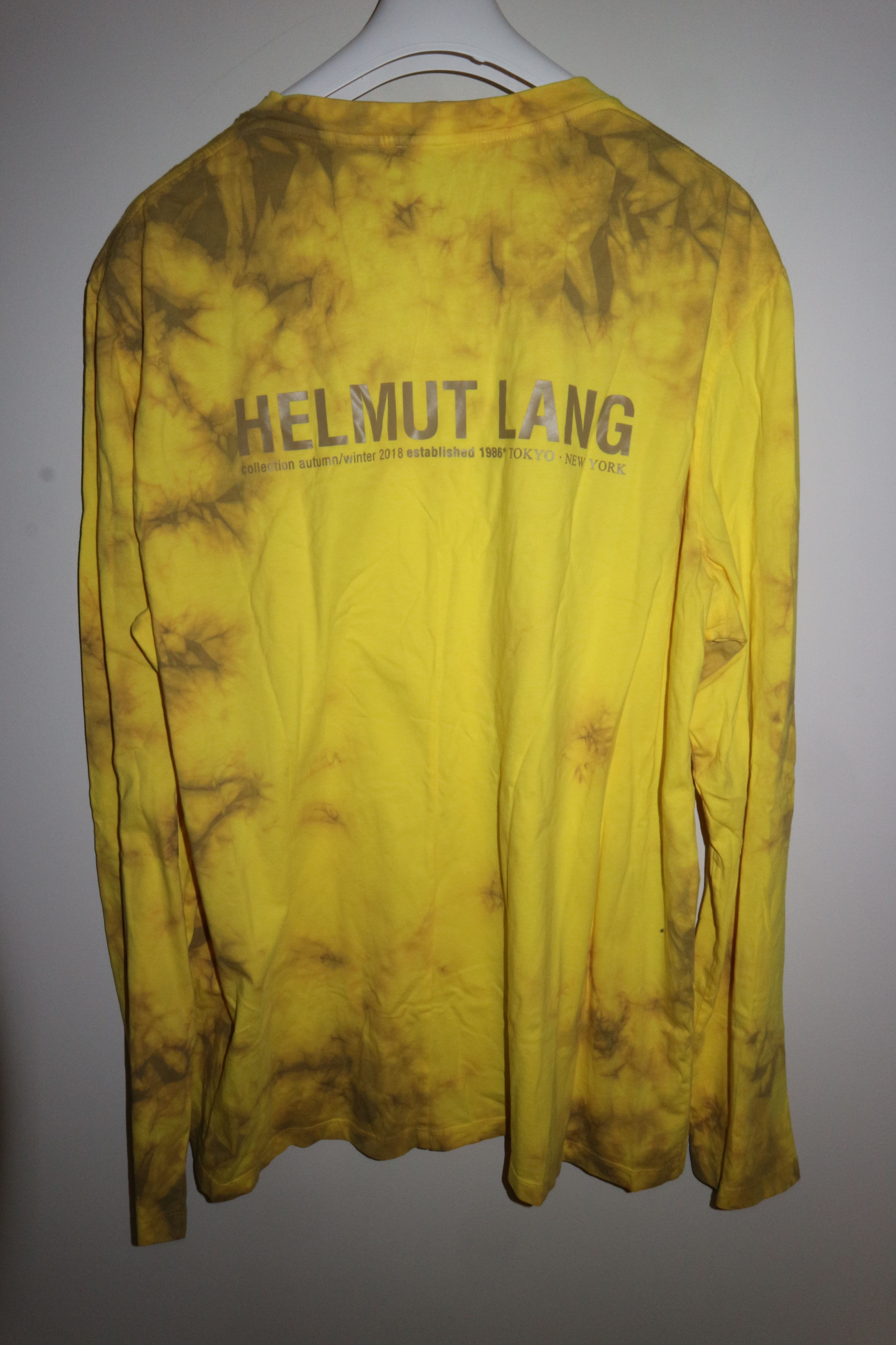 Helmut Lang Marble effect logo print t-shirt Size US XXL / EU 58 / 5 - 1 Thumbnail