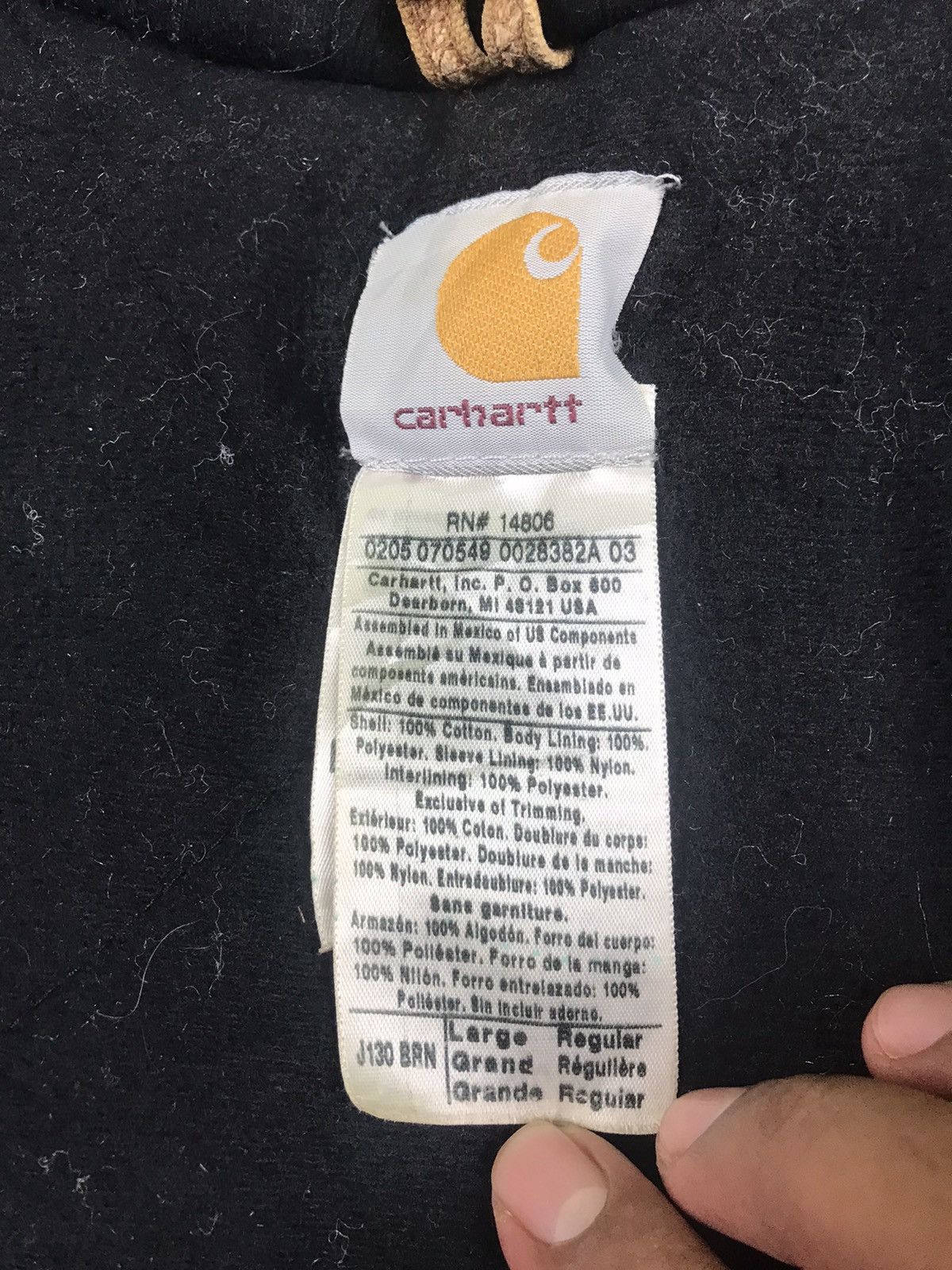 Carhartt ⛷Winter⛷ Vintage Distressed Carhartt Thermal Lined Jacket Size US L / EU 52-54 / 3 - 11 Thumbnail