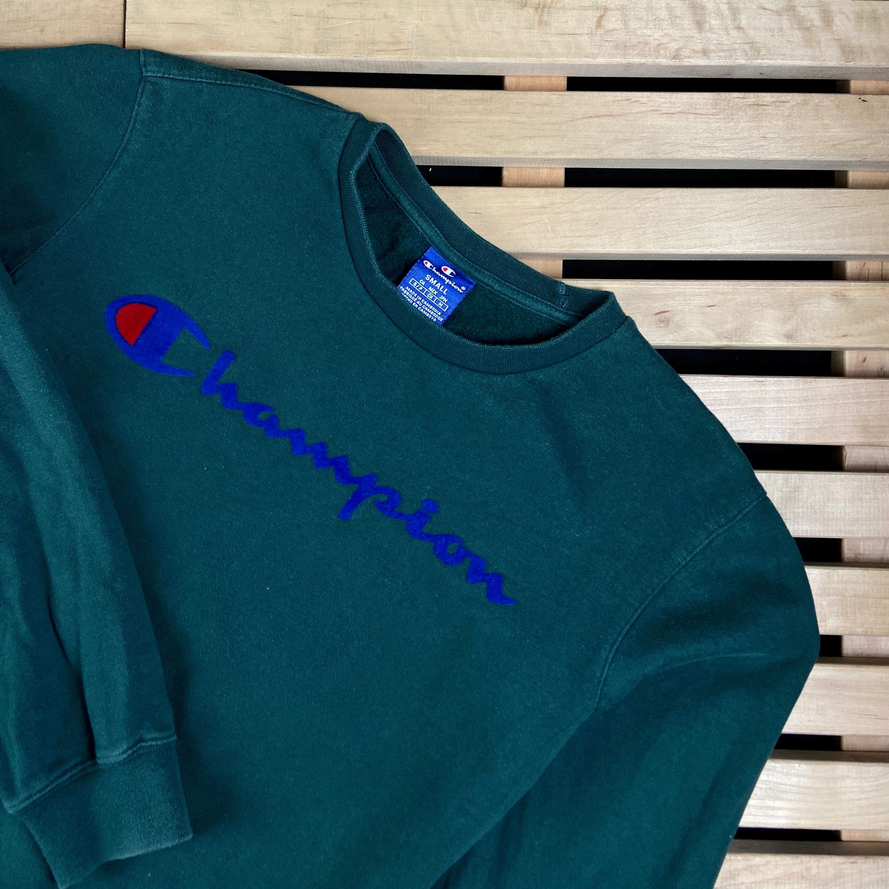 Champion × Vintage Mens Sweatshirt Champion Big Logo Vintage Size S Size US S / EU 44-46 / 1 - 2 Thumbnail