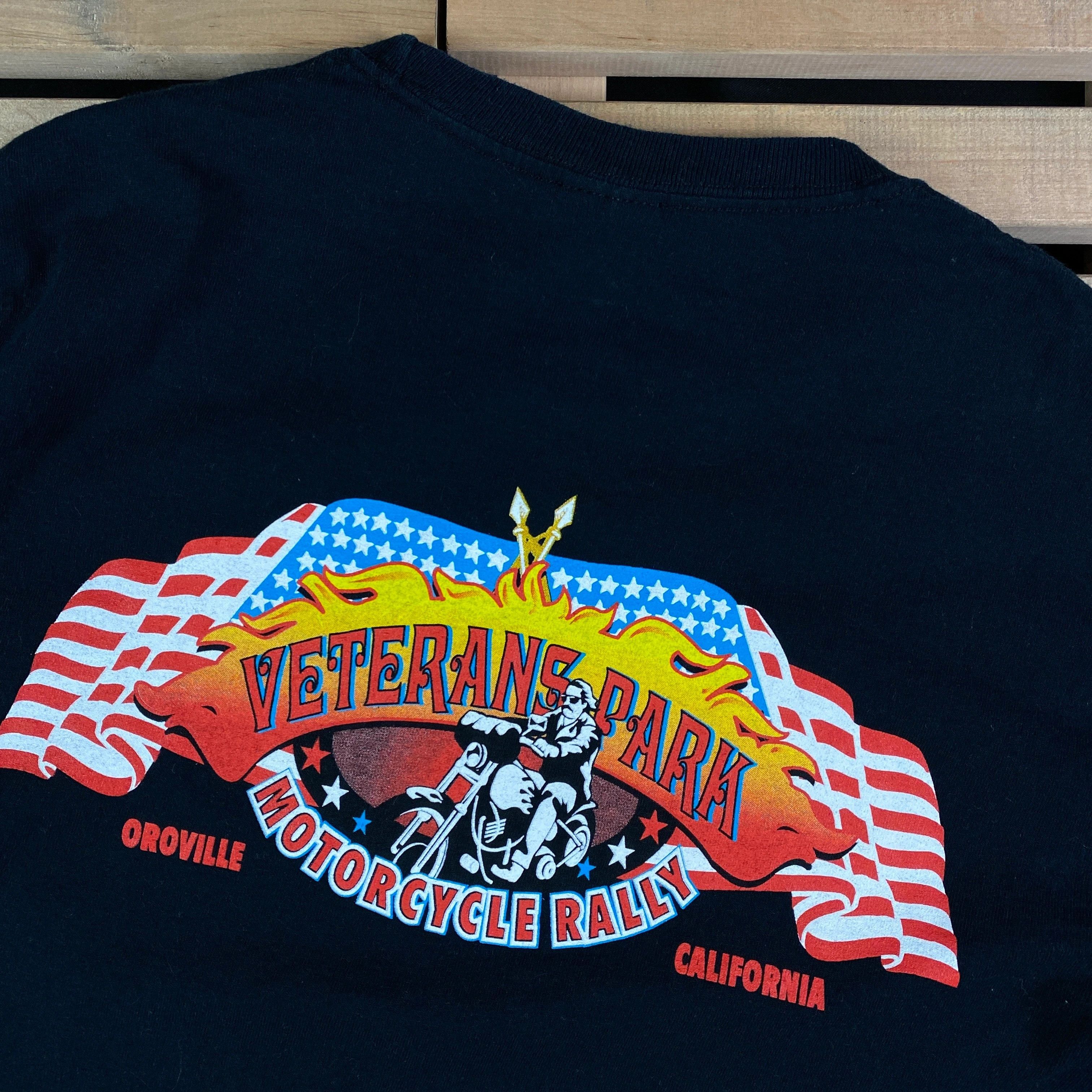 Band Tees × Vintage Vintage Long Sleeve Sweatshirt Veterans Park Motorcycle Size US S / EU 44-46 / 1 - 8 Thumbnail