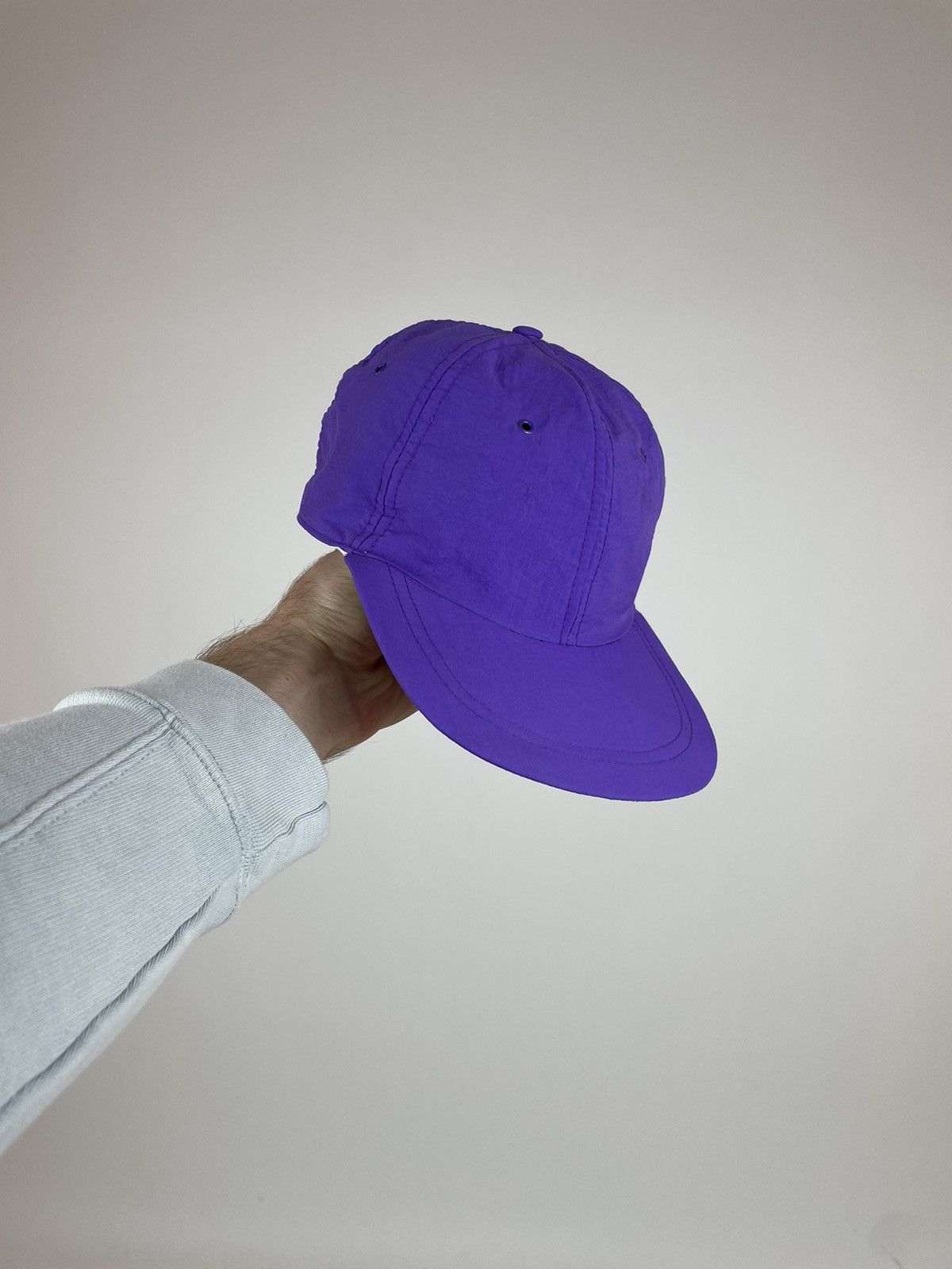 Vintage VINTAGE SNAPBACK nylon purple CAP streetwear one size Size ONE SIZE - 1 Thumbnail