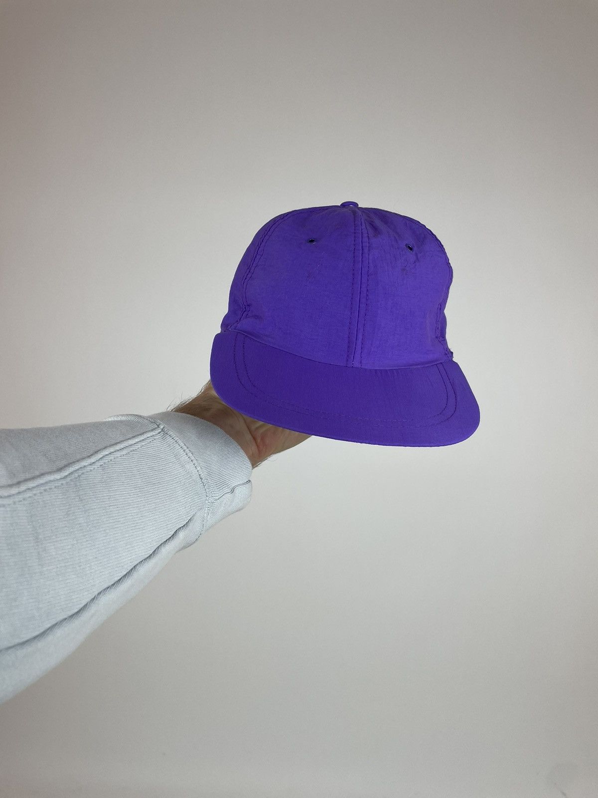 Vintage VINTAGE SNAPBACK nylon purple CAP streetwear one size Size ONE SIZE - 2 Thumbnail