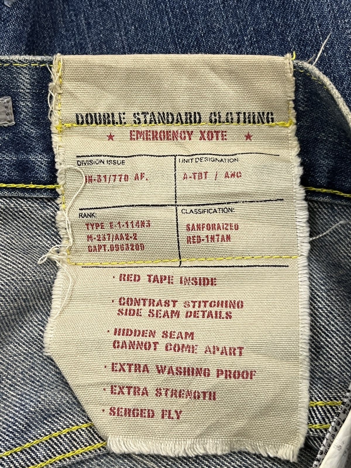 Japanese Brand × Seditionaries (Zz). DOUBLE STANDARD CLOTHING ARCHIVE DENIM Size US 32 / EU 48 - 13 Thumbnail