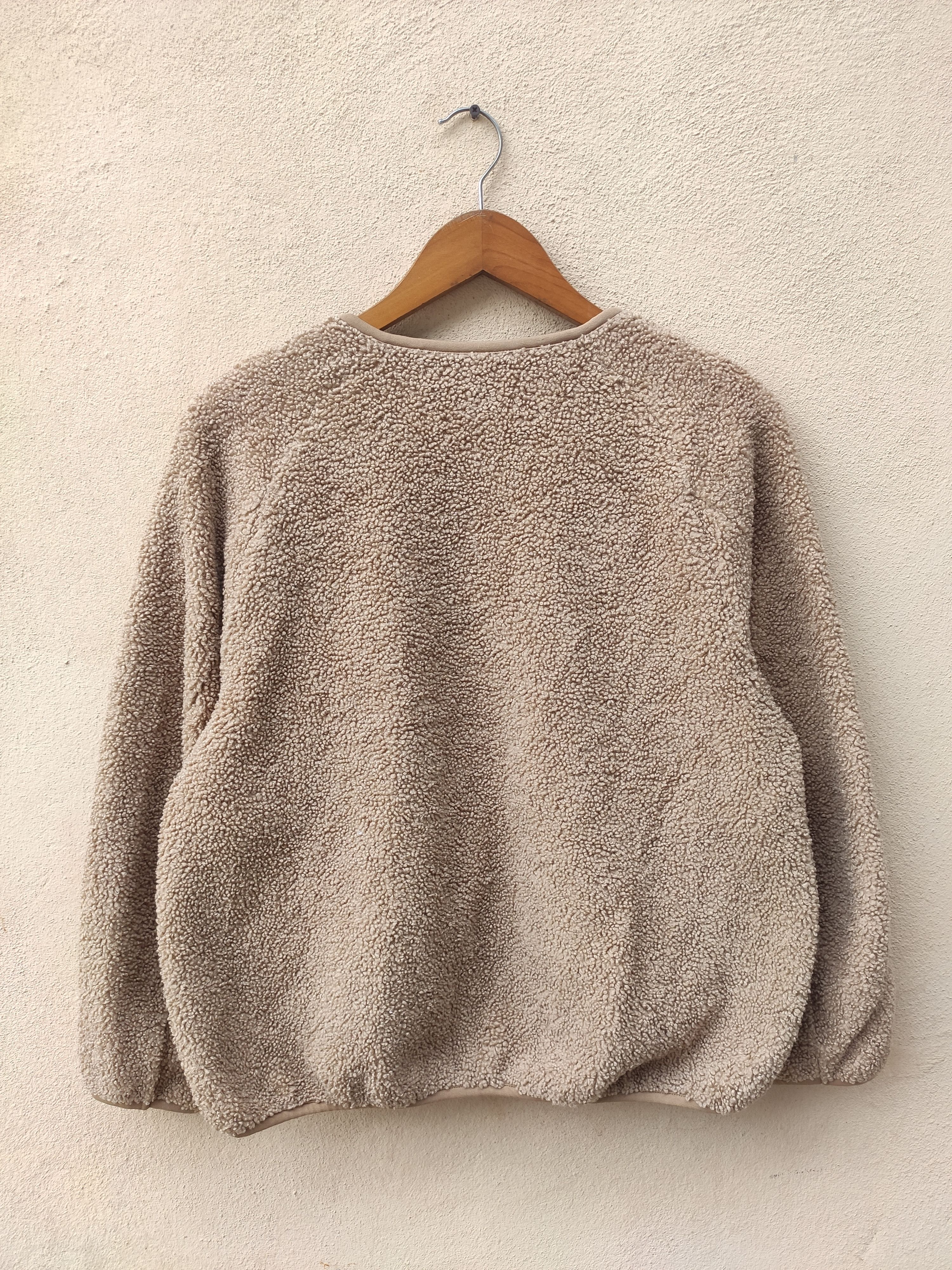 Uniqlo sherpa sweater zipper