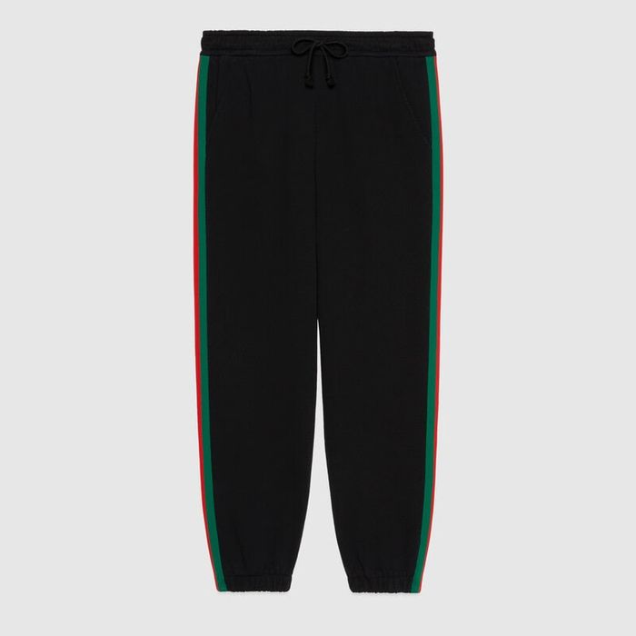 Gucci THE NORTH FACE X GUCCI WEB PRINT COTTON JOGGING BOTTOMS | Grailed