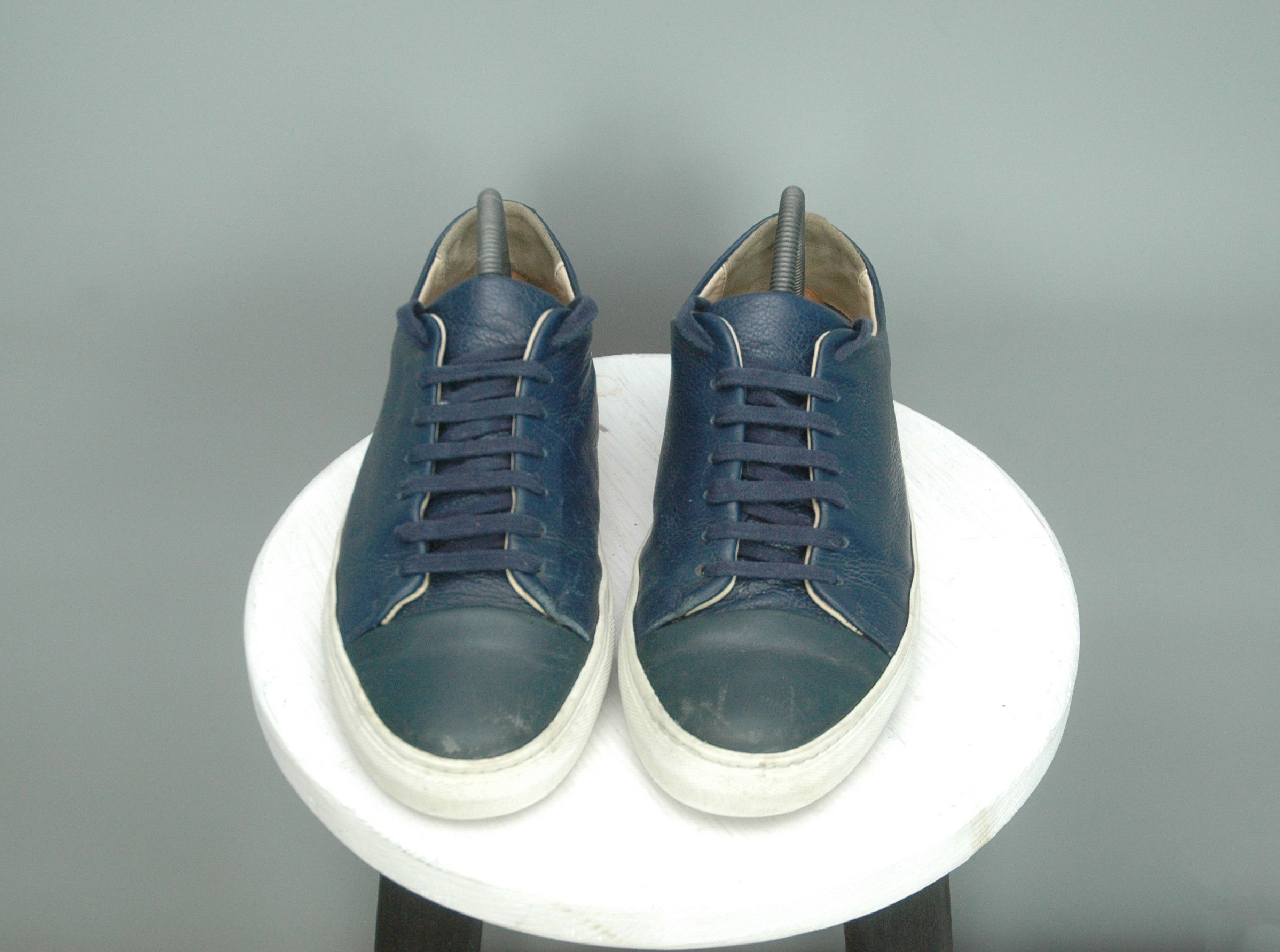 Axel Arigato Axel Arigato Cap Toe Leather Trainers Sneakers Size US 8 / EU 41 - 3 Thumbnail