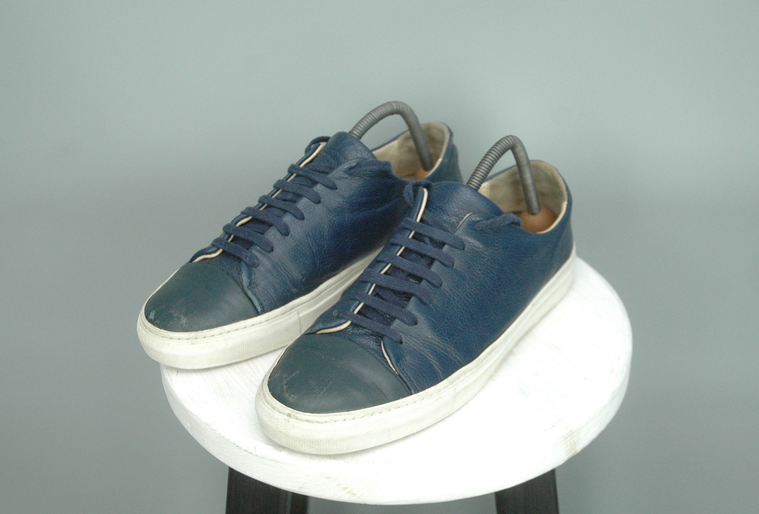 Axel Arigato Axel Arigato Cap Toe Leather Trainers Sneakers Size US 8 / EU 41 - 2 Thumbnail