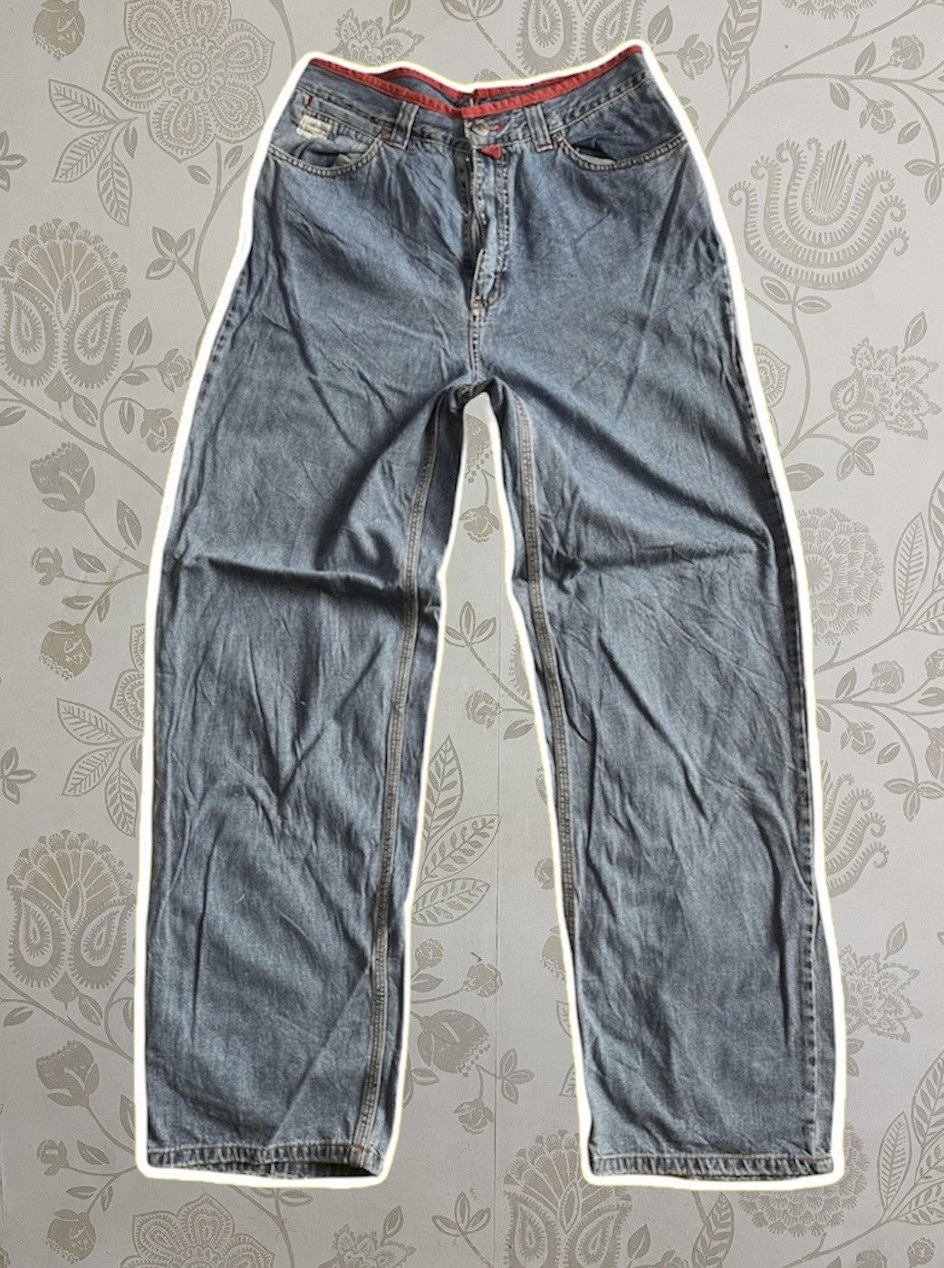 DKNY × Donna Karan × Vintage Vintage DKNY Classic Baggy Loose Cut Denim Jeans Size US 30 / EU 46 - 1 Thumbnail
