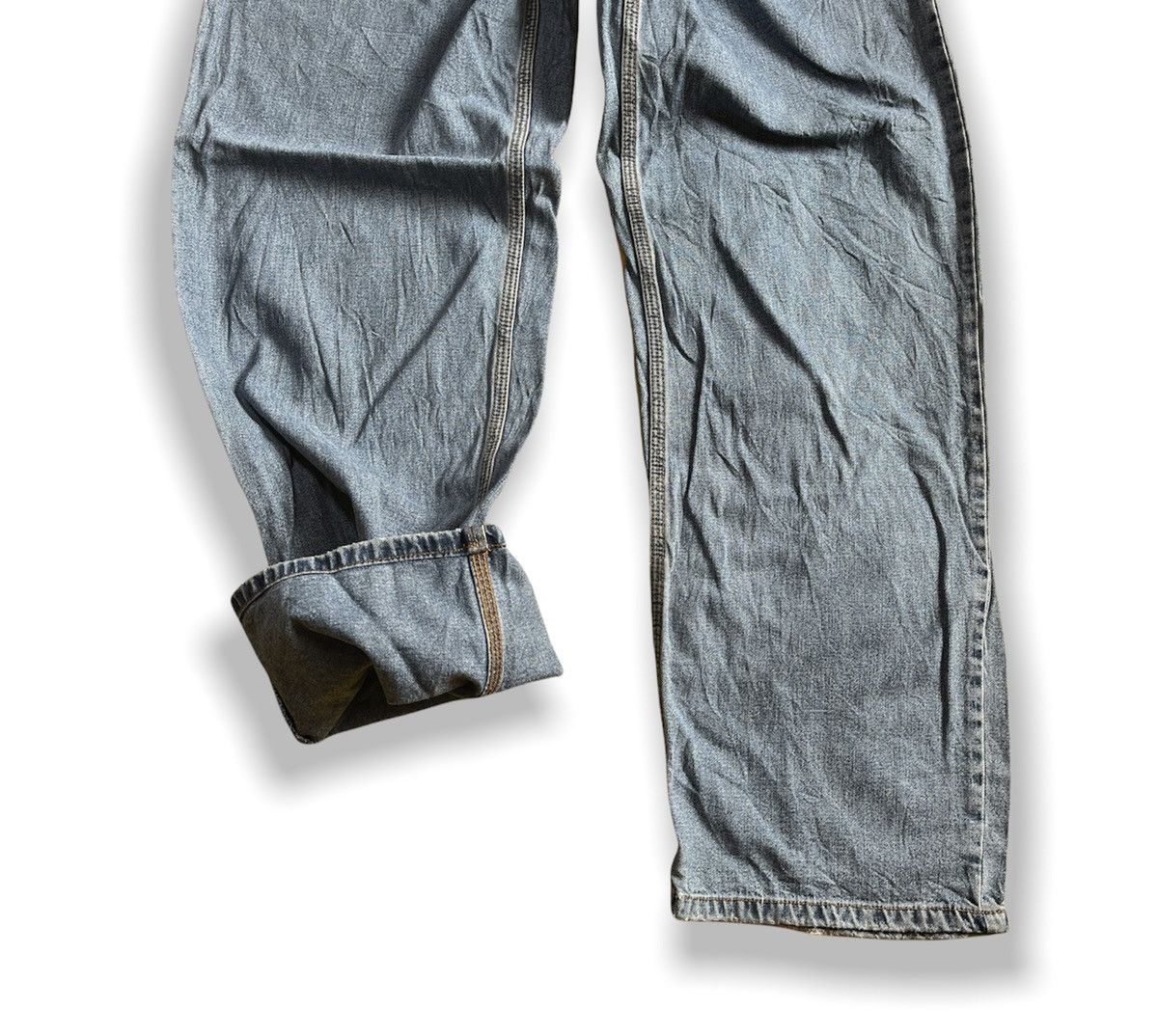 DKNY × Donna Karan × Vintage Vintage DKNY Classic Baggy Loose Cut Denim Jeans Size US 30 / EU 46 - 9 Thumbnail