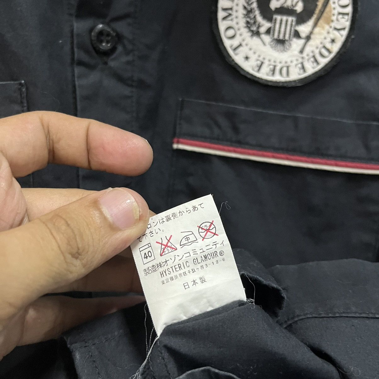 Hysteric Glamour RARE! Vintage Hysteric Glamour X Ramones work Shirt Size US S / EU 44-46 / 1 - 10 Thumbnail