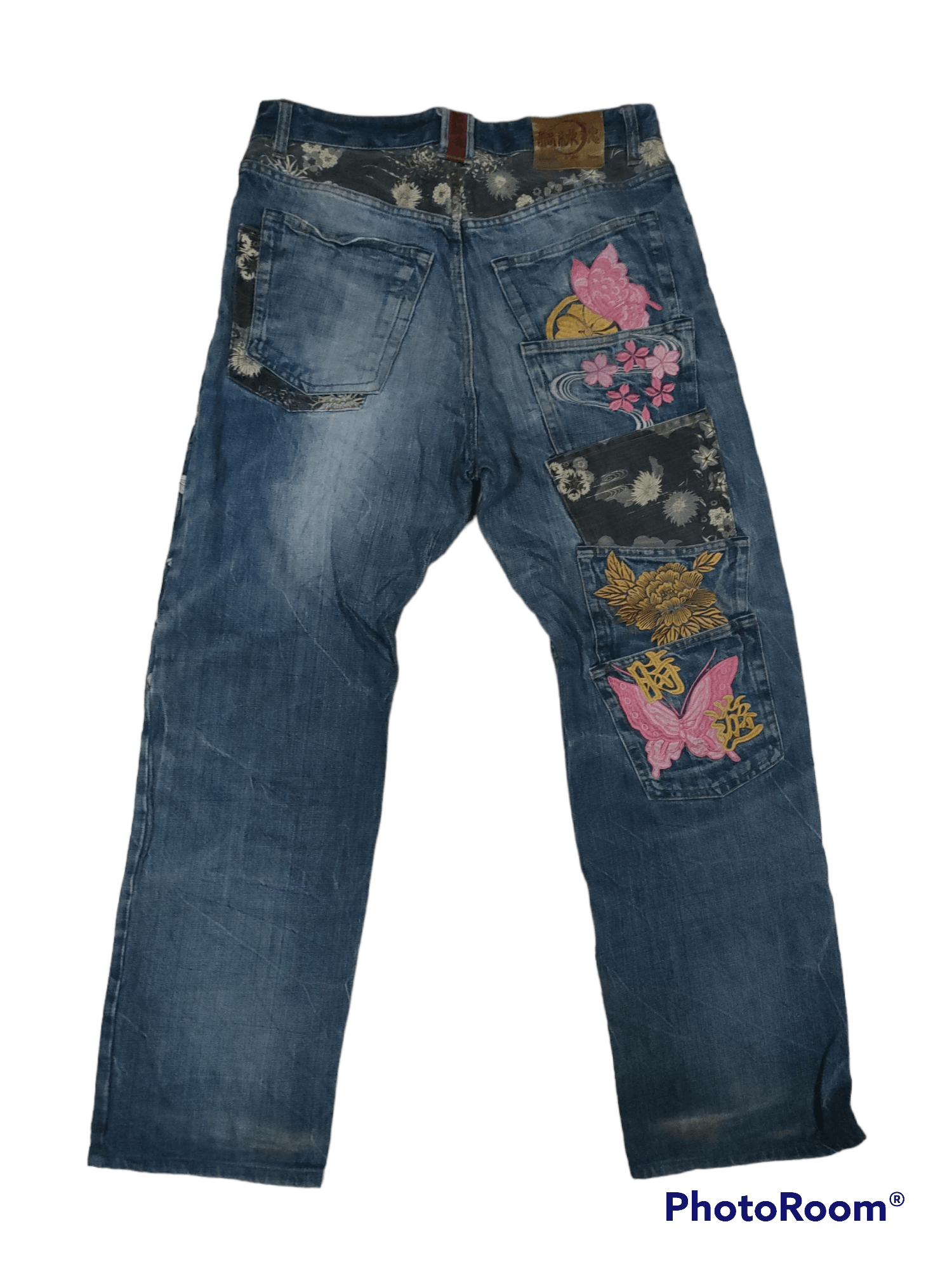 If Six Was Nine × Japanese Brand Flare🔥Karakuri Tamashi Embroided Multipocket Size US 34 / EU 50 - 2 Thumbnail