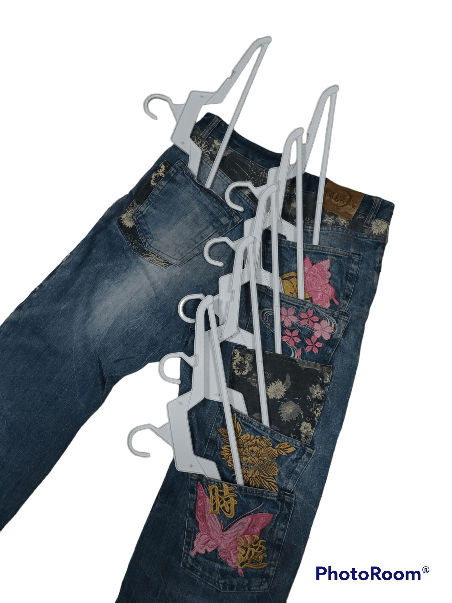 If Six Was Nine × Japanese Brand Flare🔥Karakuri Tamashi Embroided Multipocket Size US 34 / EU 50 - 1 Thumbnail