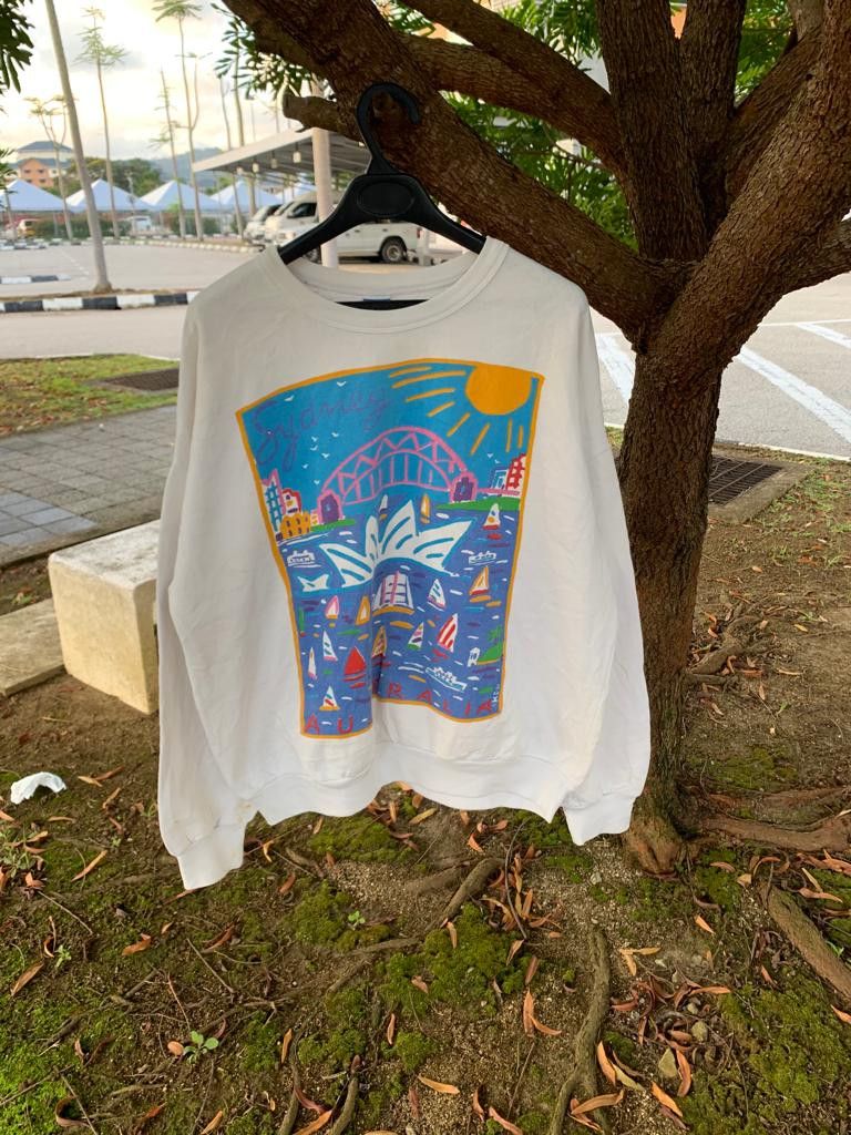 Man Made In Australia 🔥Best Offer🔥Vintage Art & Design Sweatshirt Australia Size US M / EU 48-50 / 2 - 1 Thumbnail