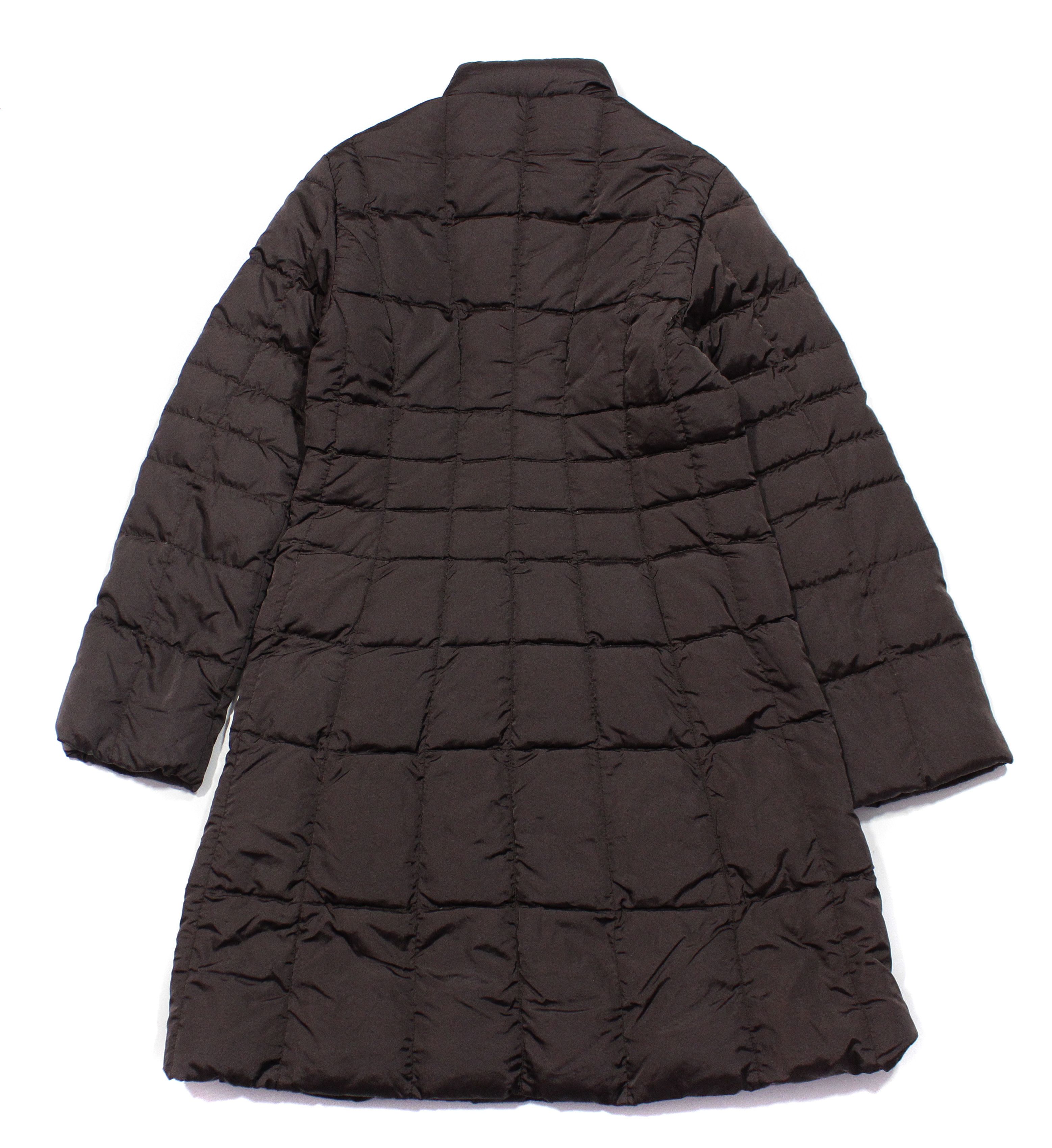 Moncler 80S Goose Down Nylon Long Jacket Vintage Size XS / US 0-2 / IT 36-38 - 2 Thumbnail