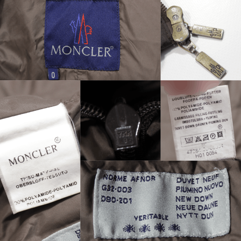 Moncler 80S Goose Down Nylon Long Jacket Vintage Size XS / US 0-2 / IT 36-38 - 8 Thumbnail