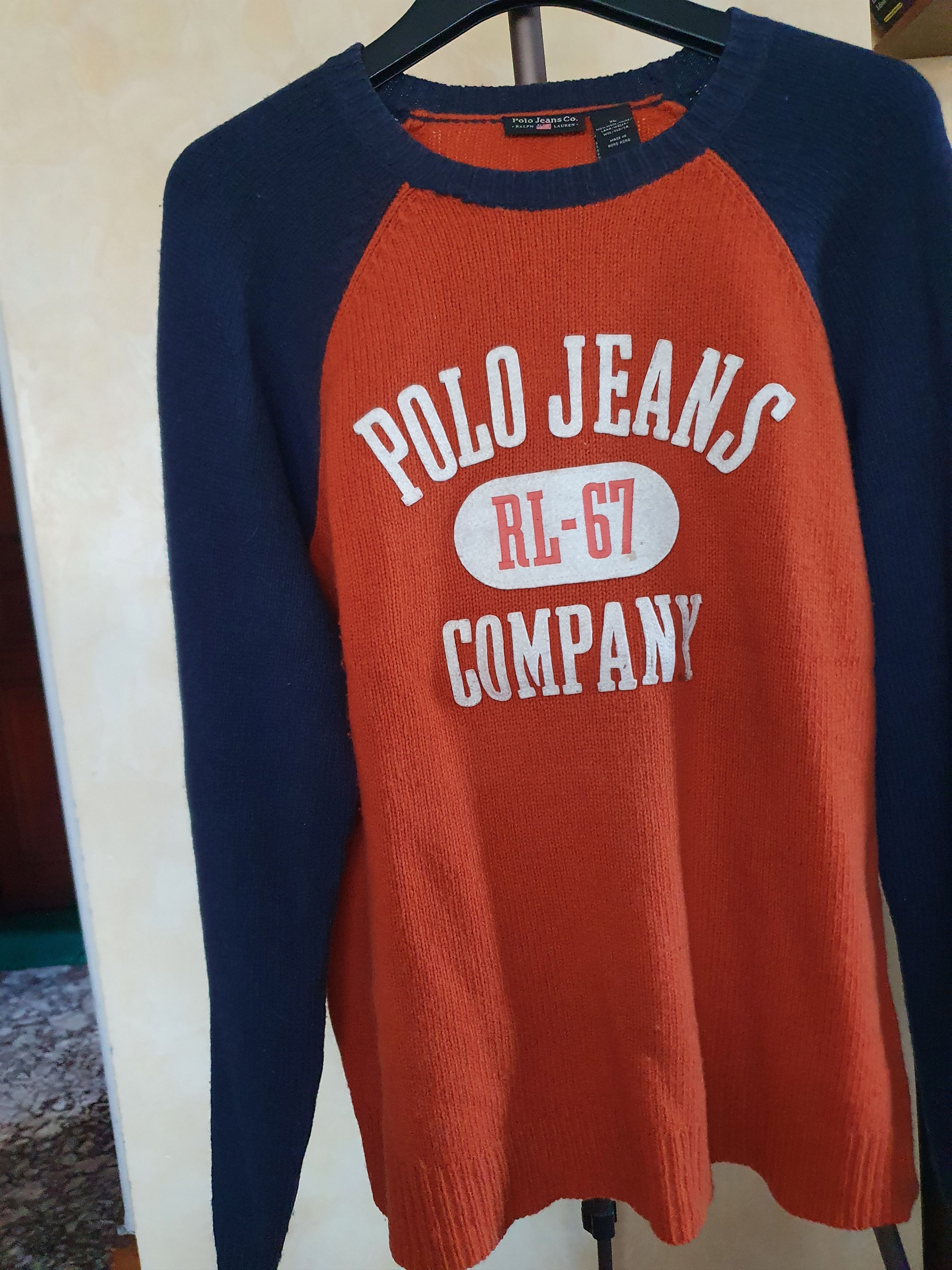 Polo Ralph Lauren Polo Jeans Company RL-47 wool sweater Hong Kong,sz XL Size US XL / EU 56 / 4 - 2 Thumbnail