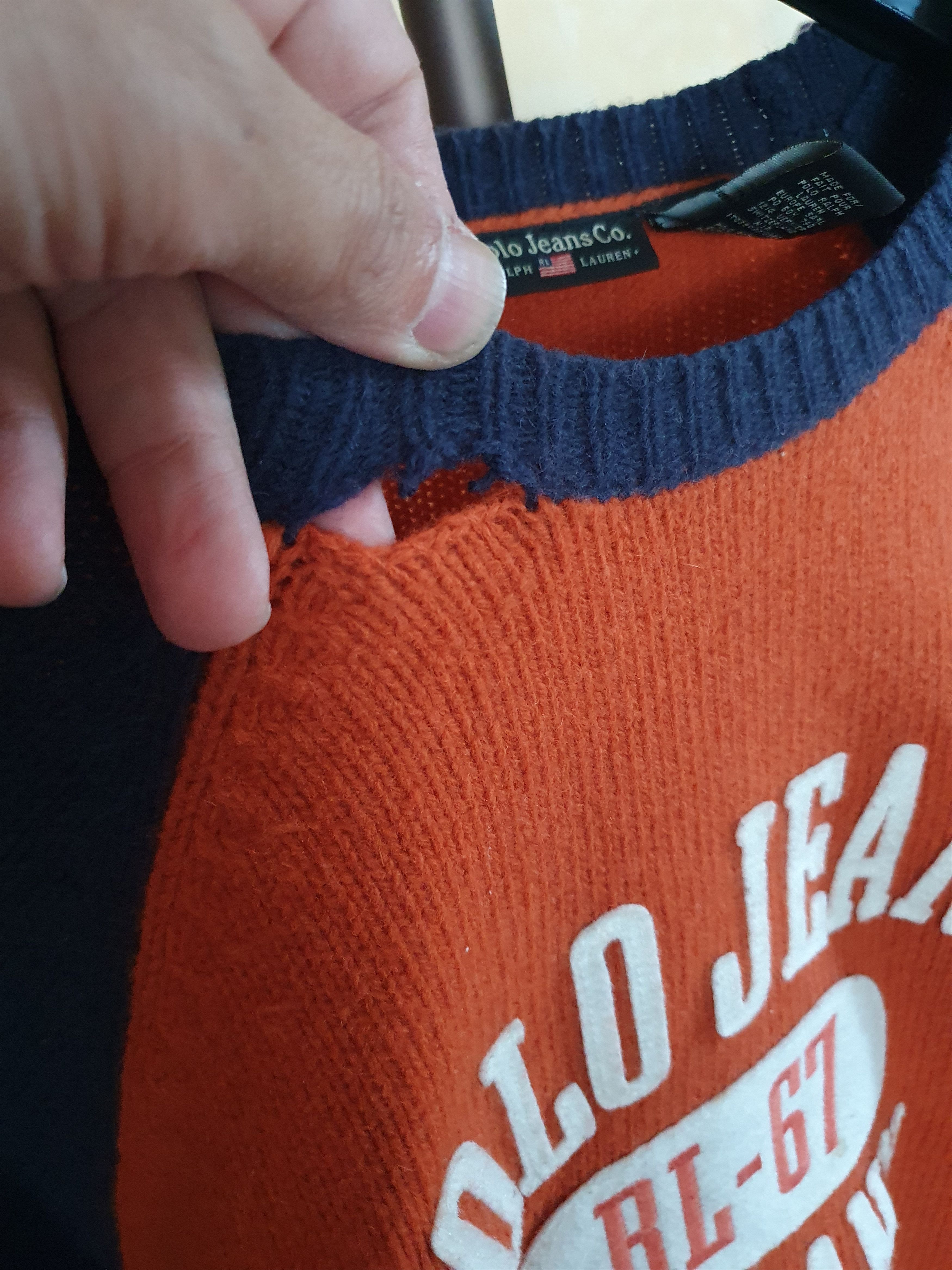 Polo Ralph Lauren Polo Jeans Company RL-47 wool sweater Hong Kong,sz XL Size US XL / EU 56 / 4 - 8 Thumbnail